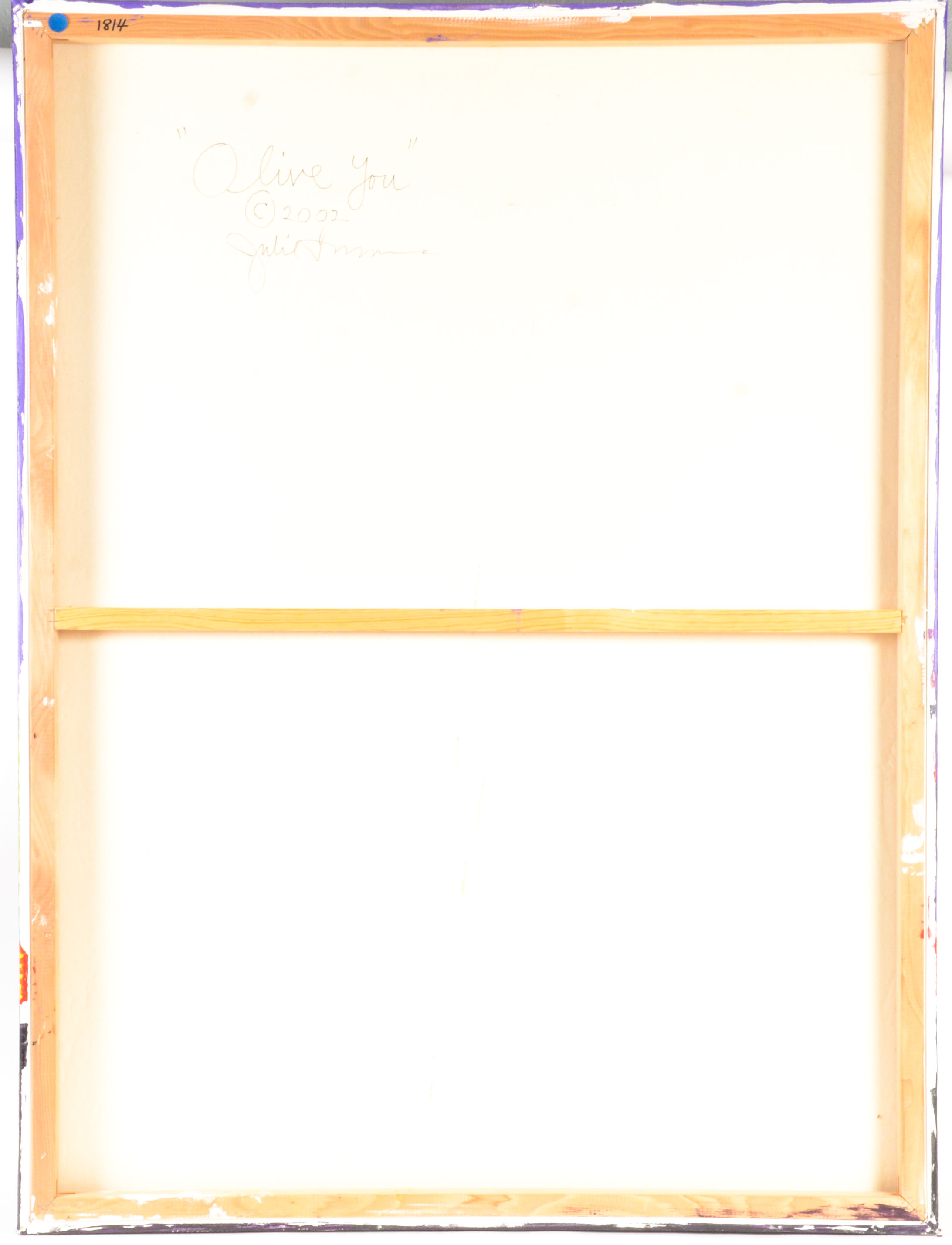 Julie Inman Acrylic Painting "Olive You"