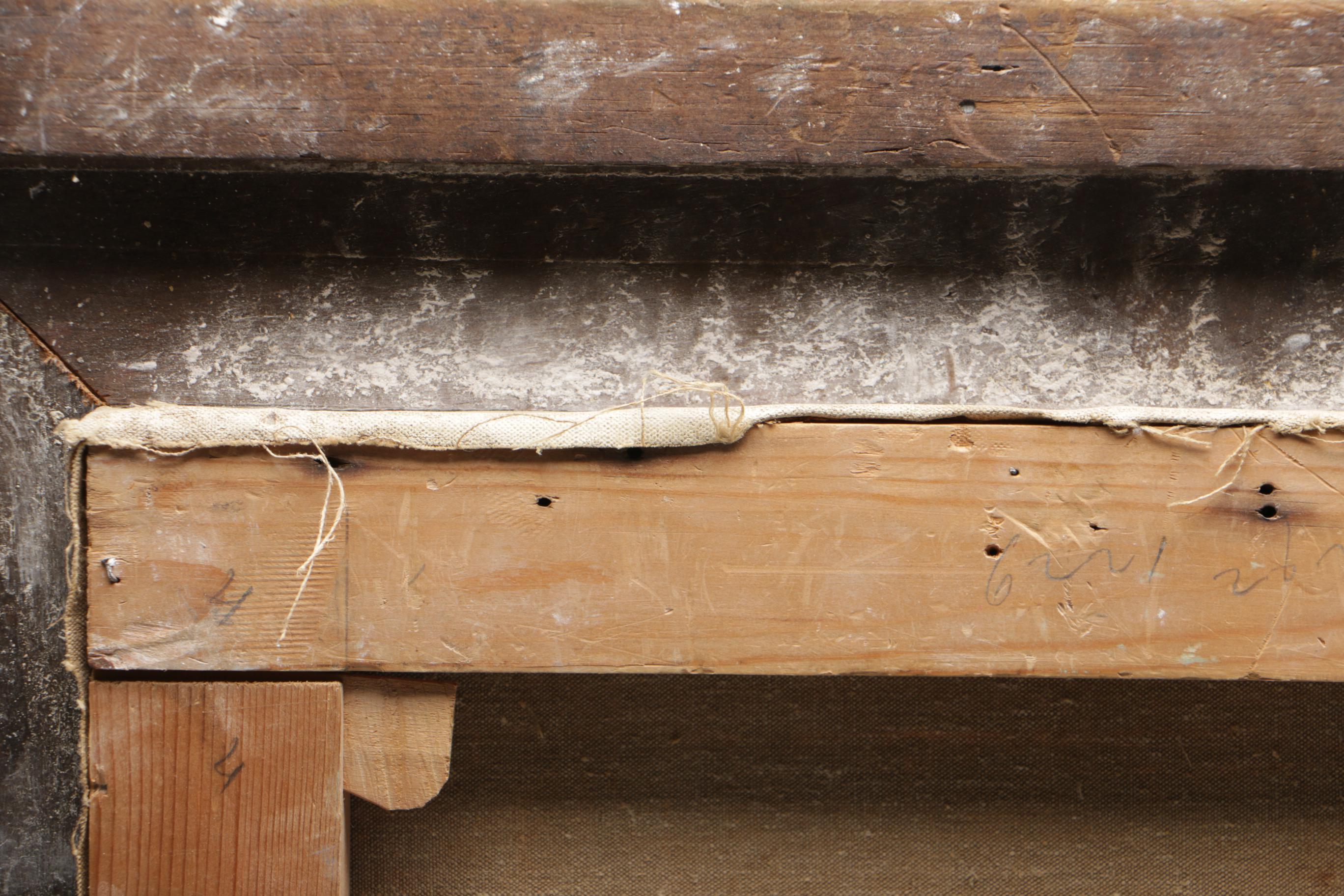 Oil on Canvas Painting of an Interior with Calla Lilies