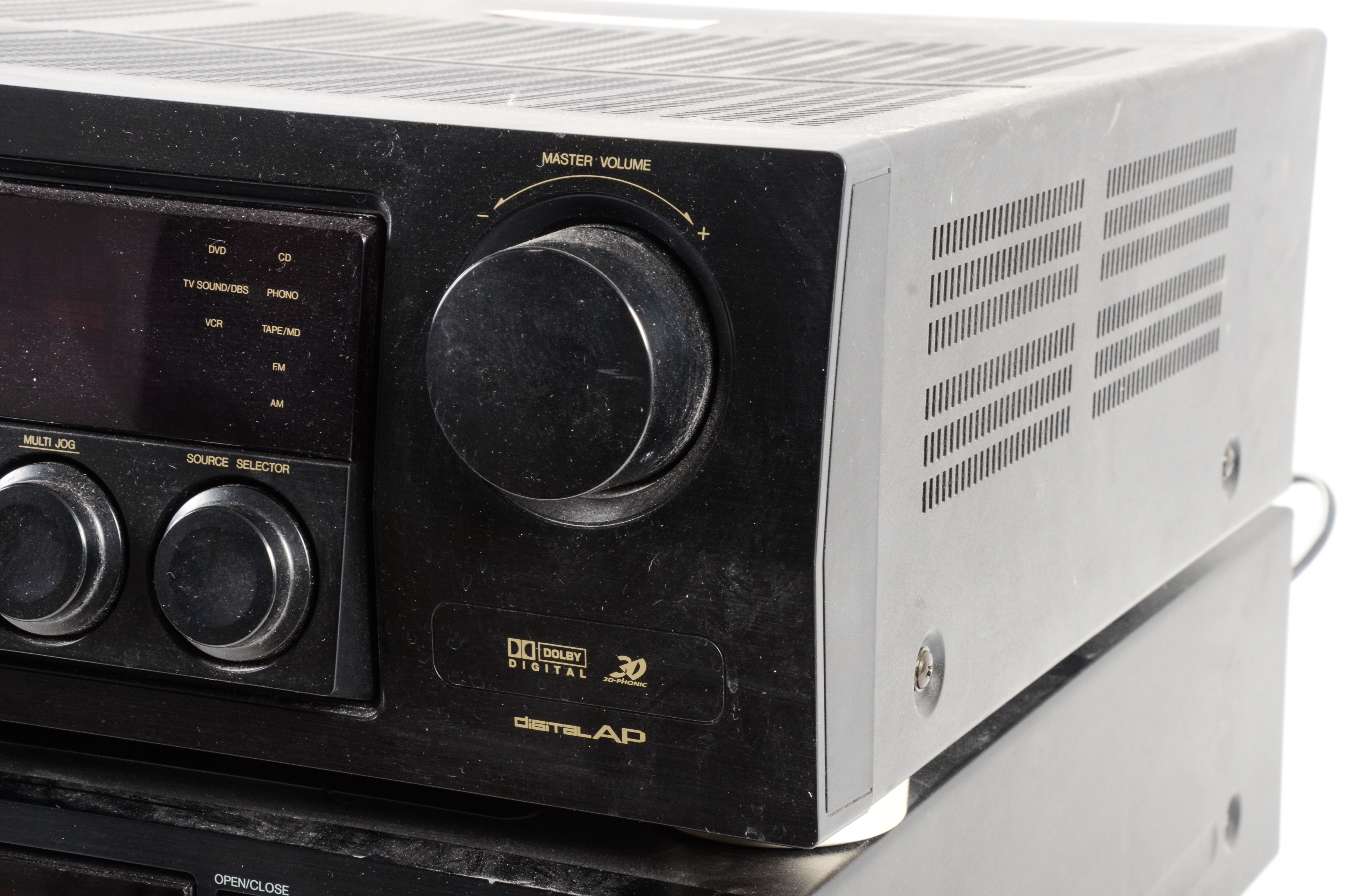 JVC A/V Receiver and Onkyo DVD Player