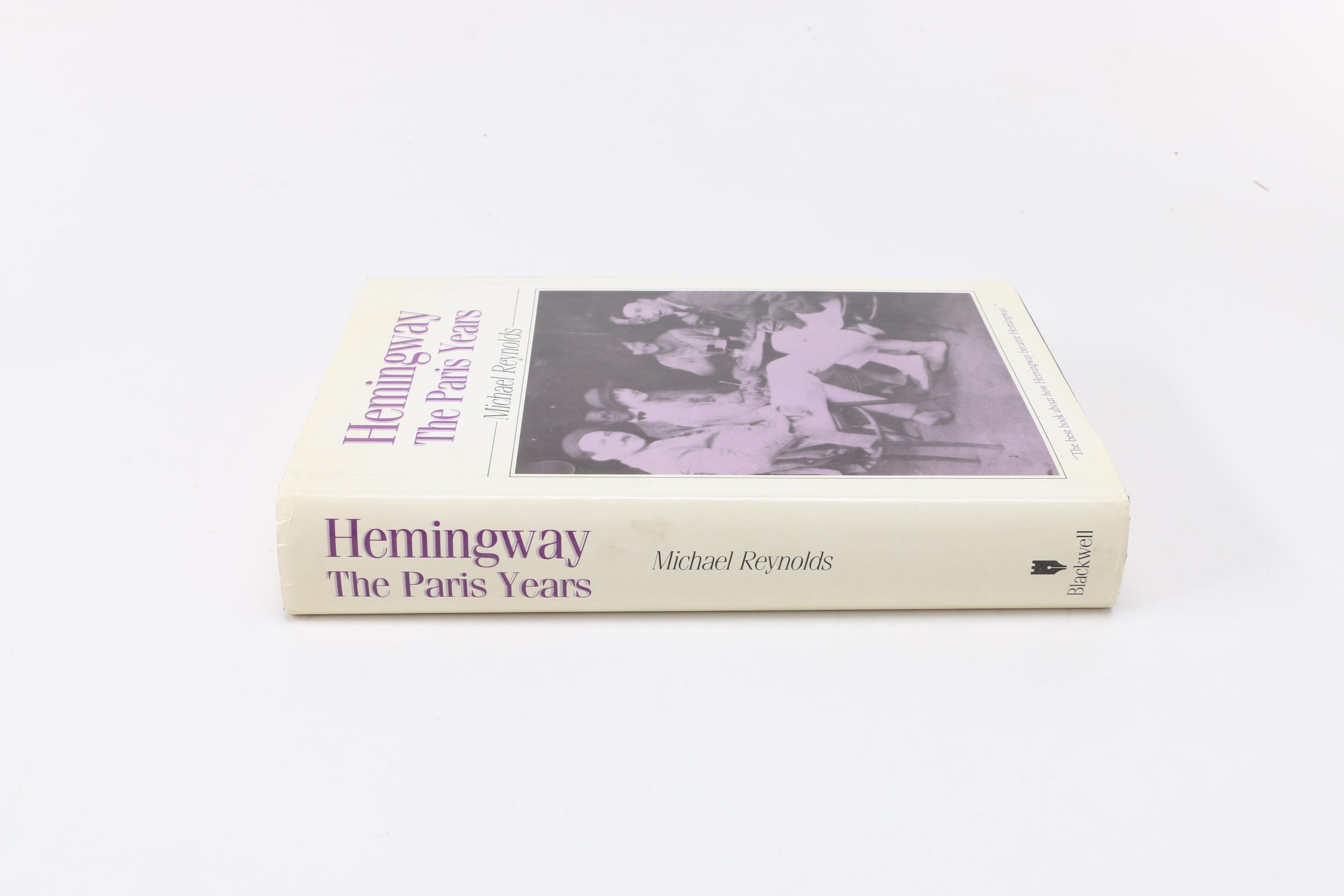 1990 Author-Inscribed "Hemingway: The Paris Years" by Michael Reynolds