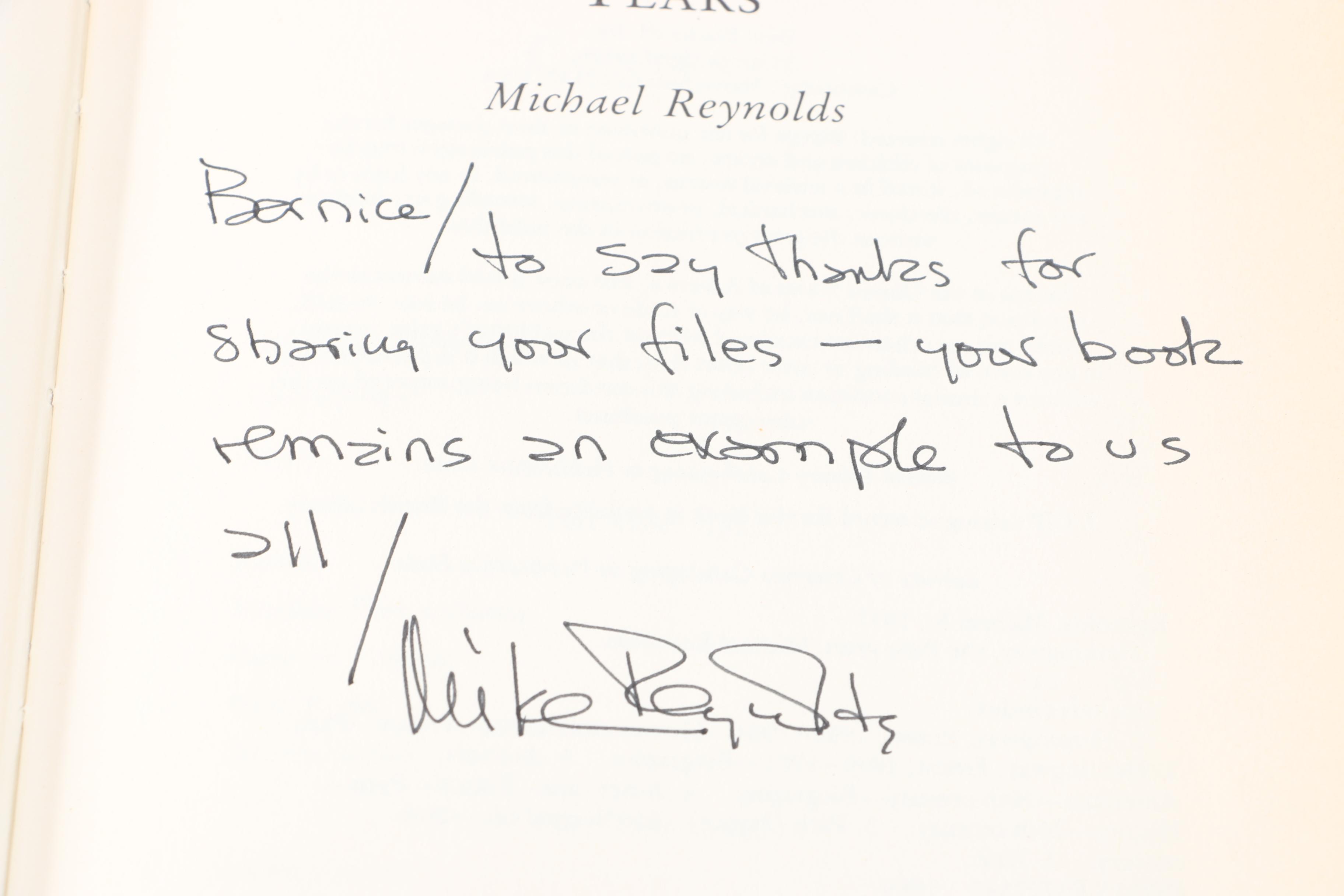 1990 Author-Inscribed "Hemingway: The Paris Years" by Michael Reynolds