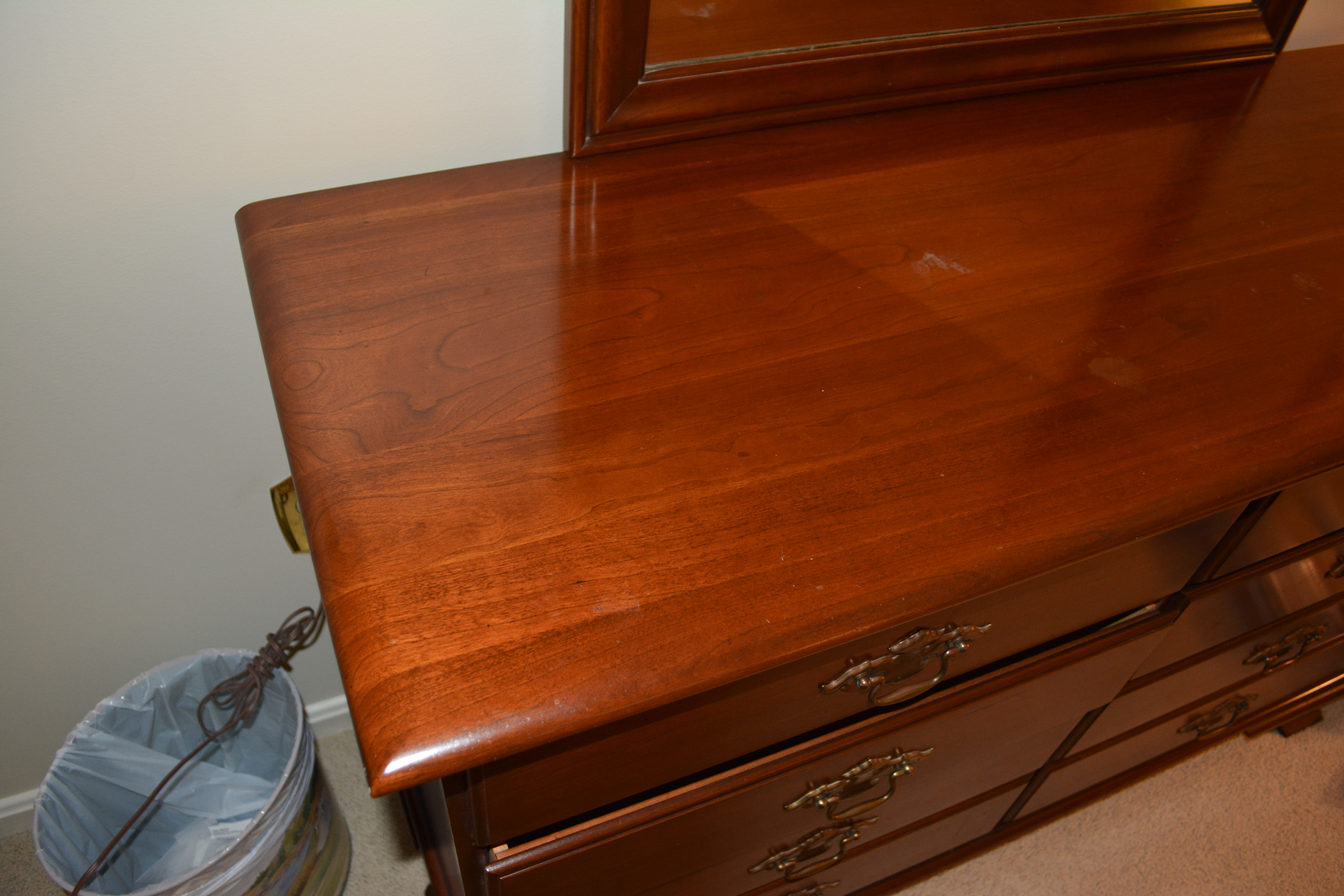 "Cherry House" Dresser With Mirror by Young-Hinkle