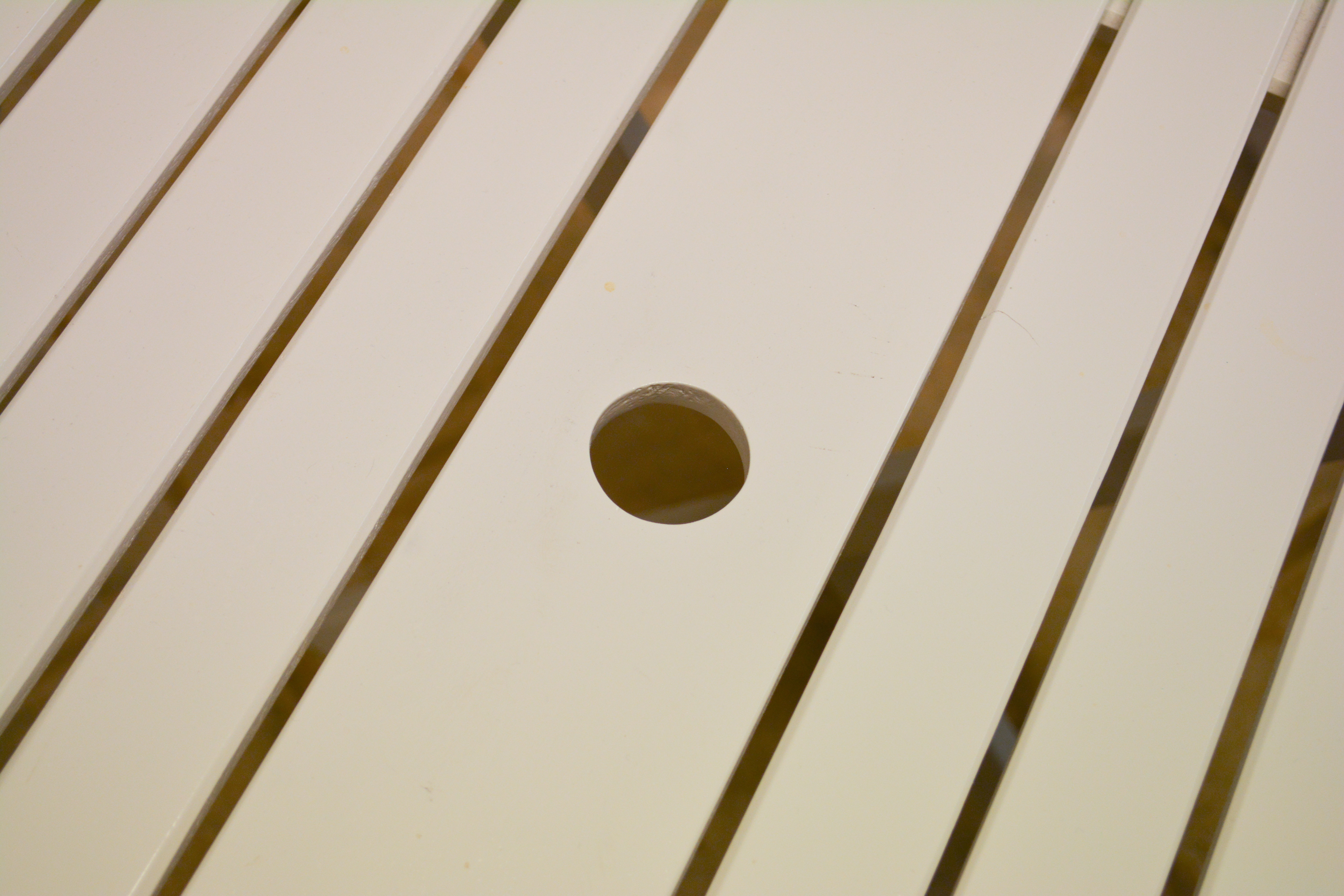 White Bistro Set With Yellow Cushions