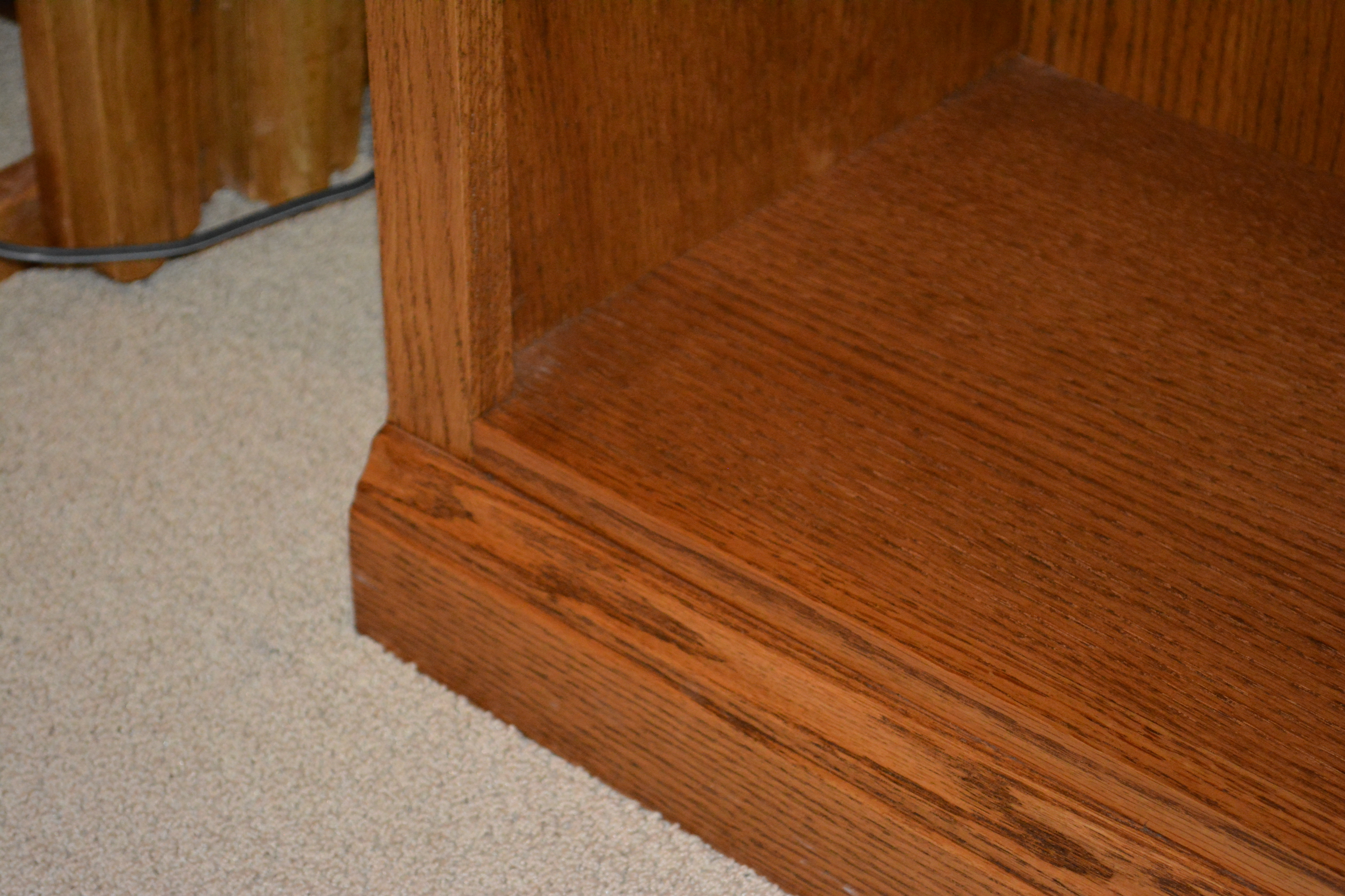 Contemporary Two-Shelf Bookcases