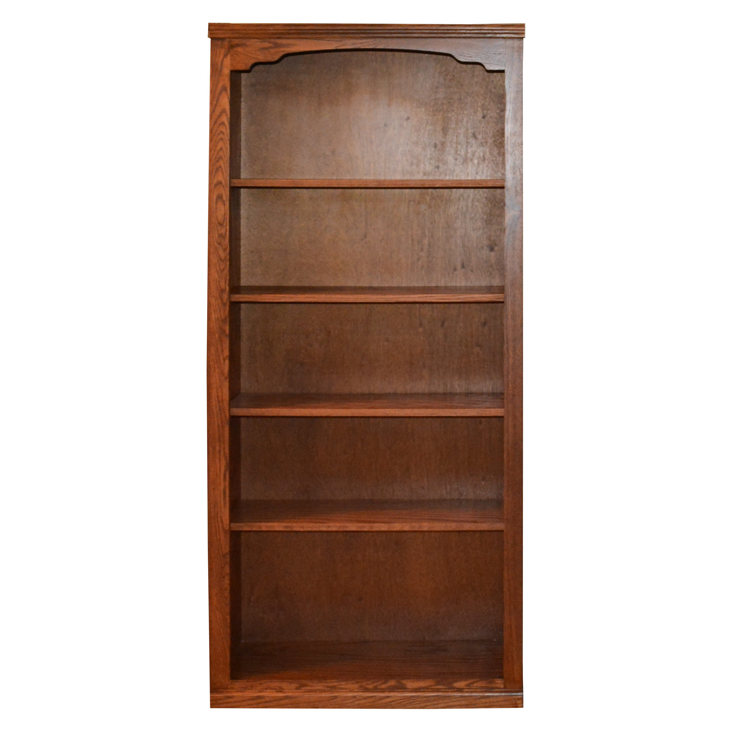 Contemporary Five-Shelf Bookcase