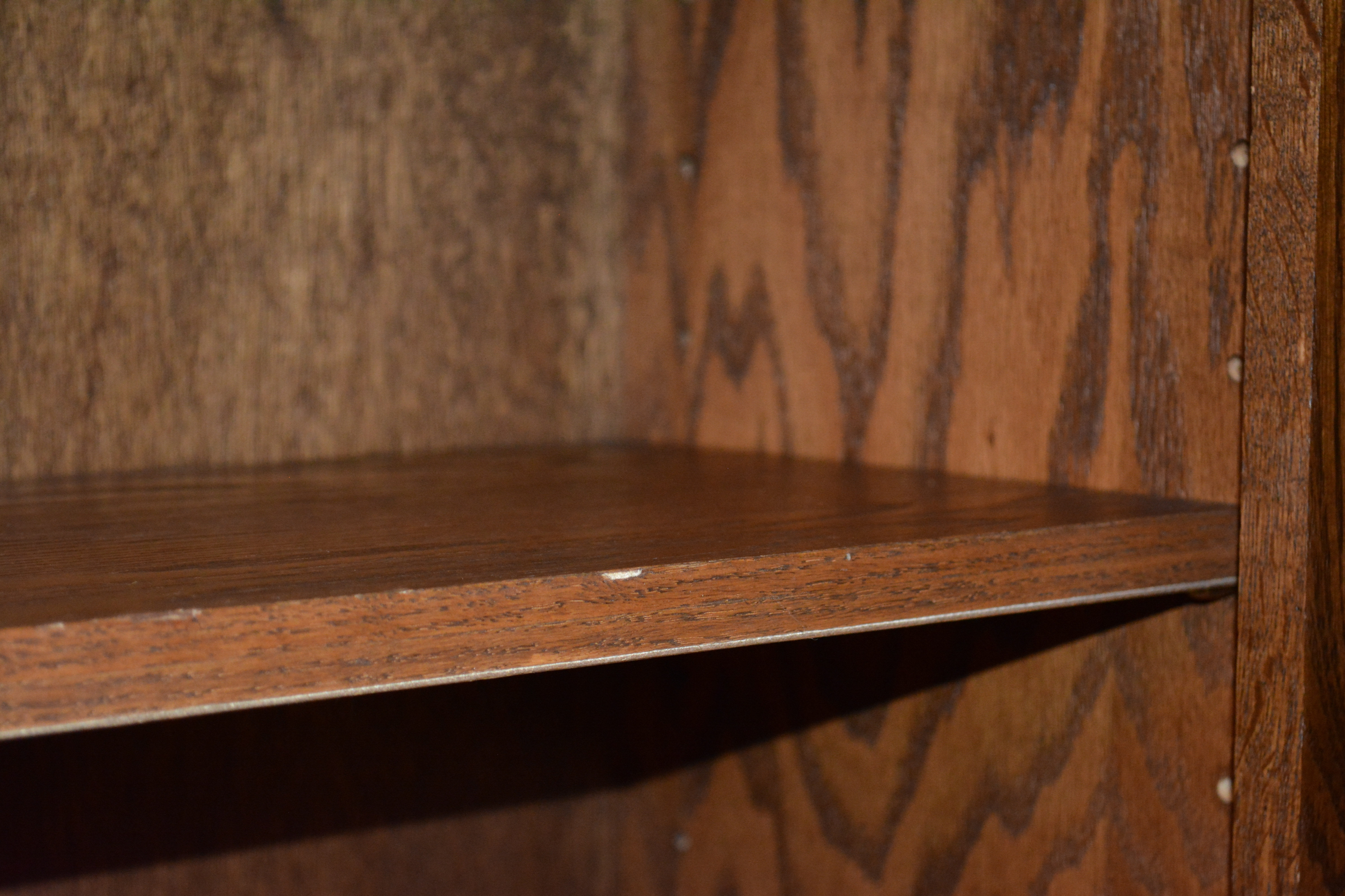 Contemporary Five-Shelf Bookcase