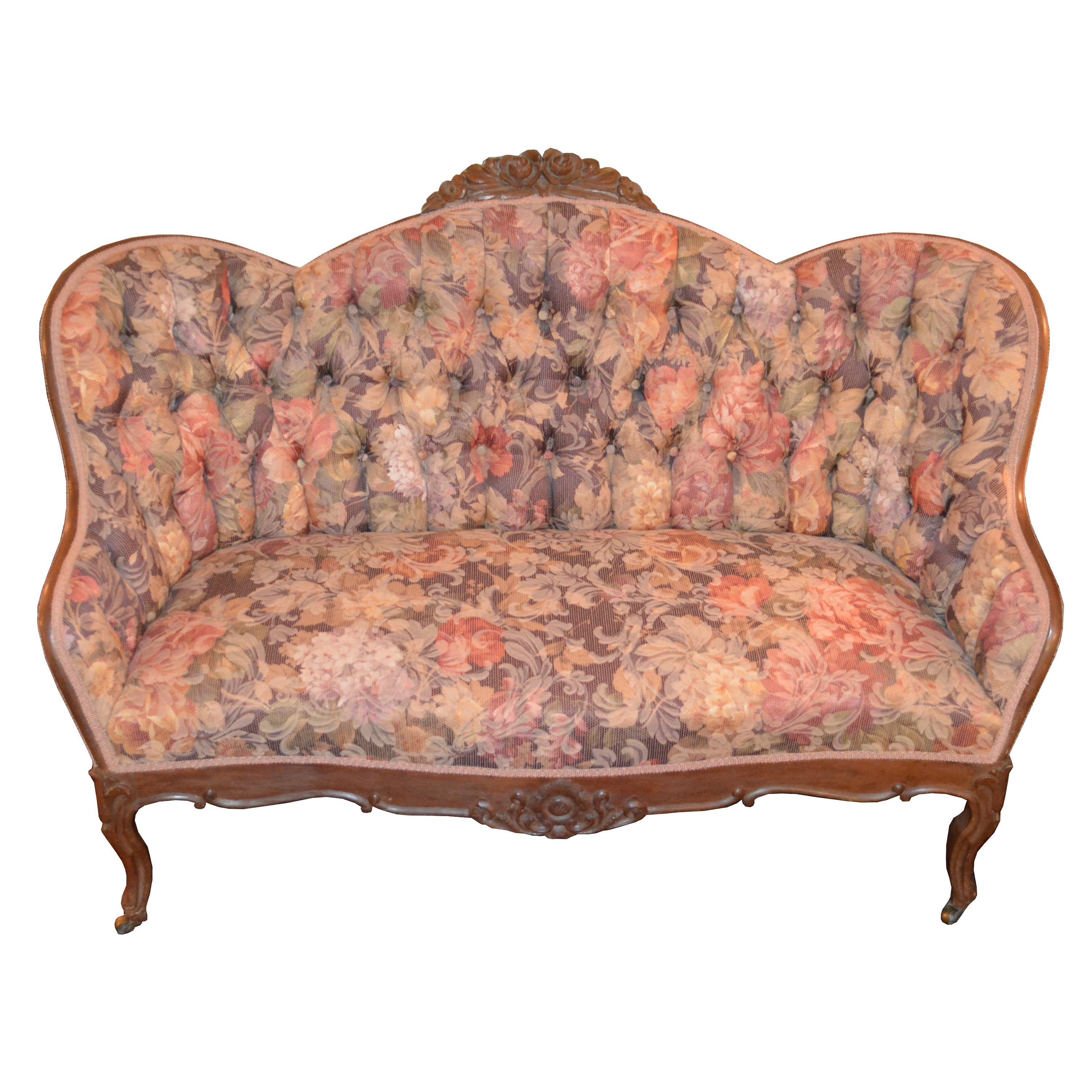 Antique Victorian Parlor Sofa