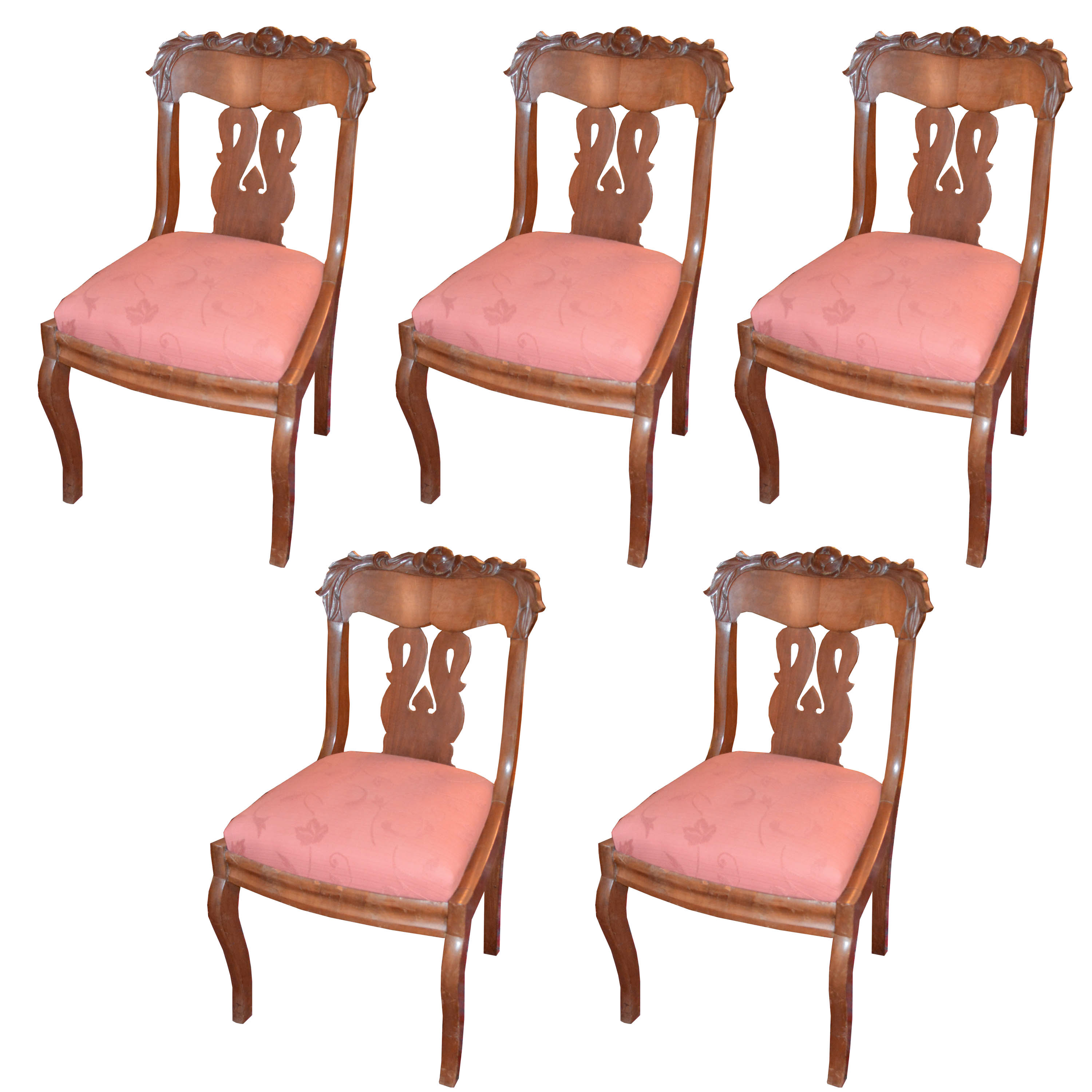 Antique Walnut Side Chairs