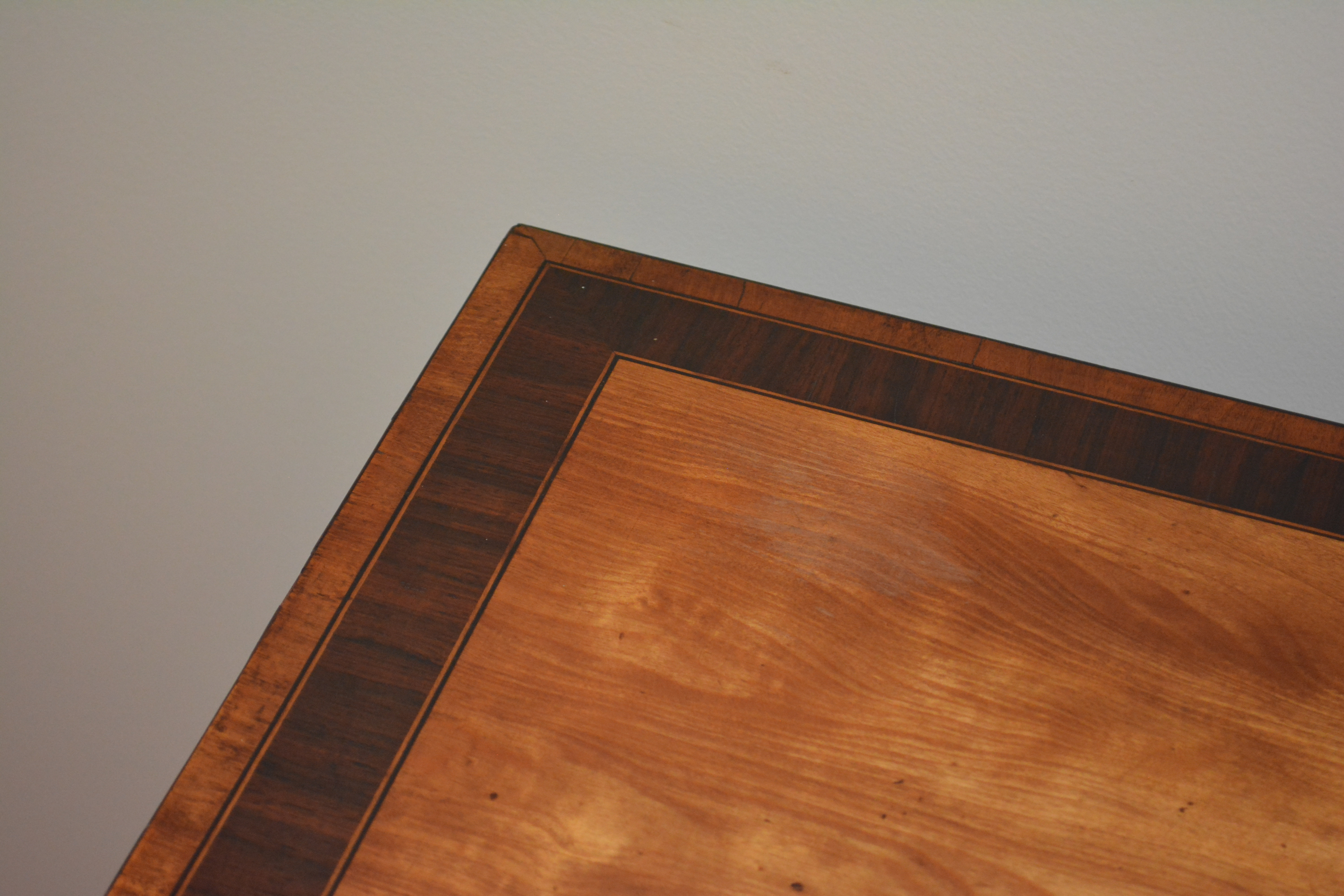 Antique Hepplewhite Style Games Table With Foldover Top