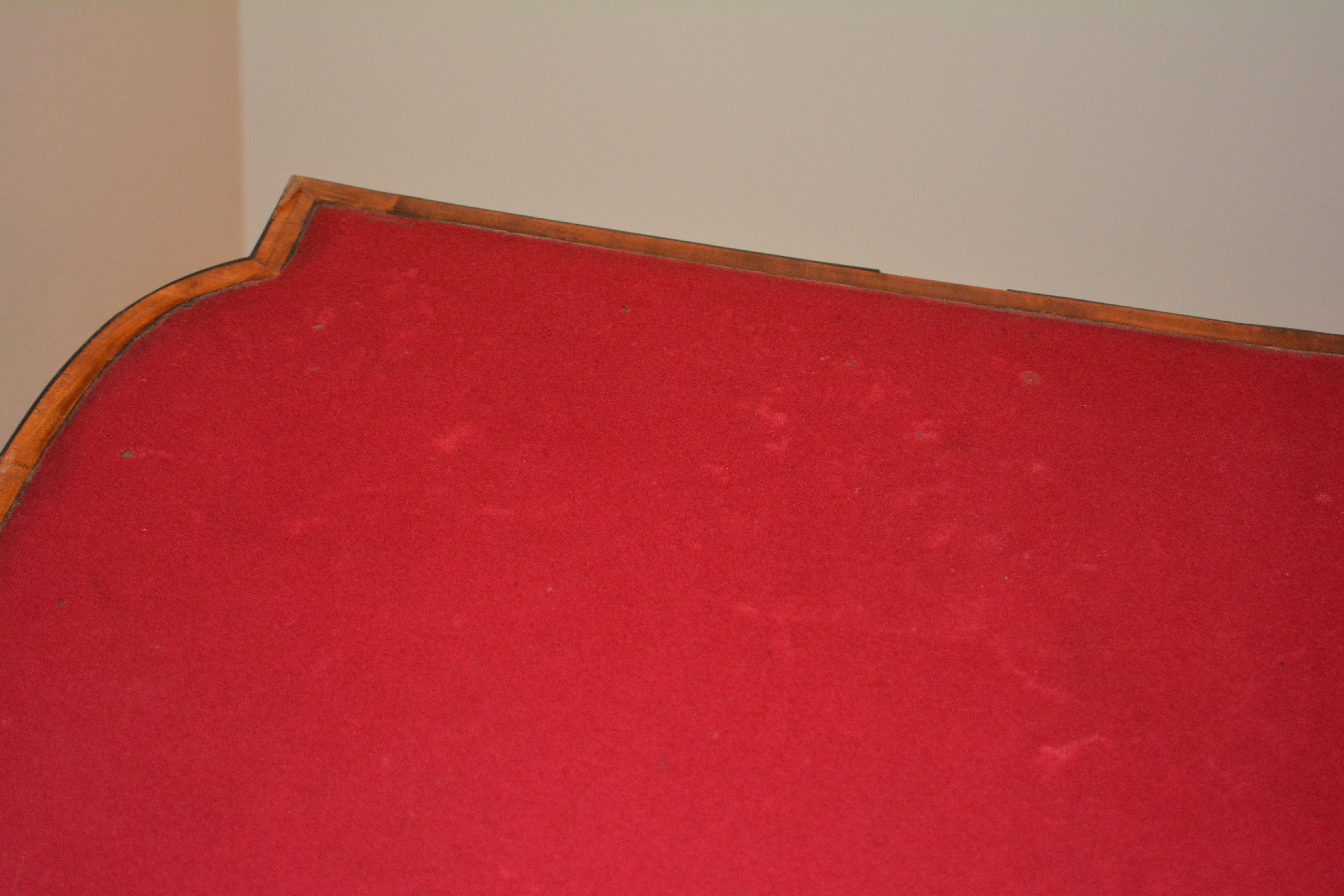 Antique Hepplewhite Style Games Table With Foldover Top