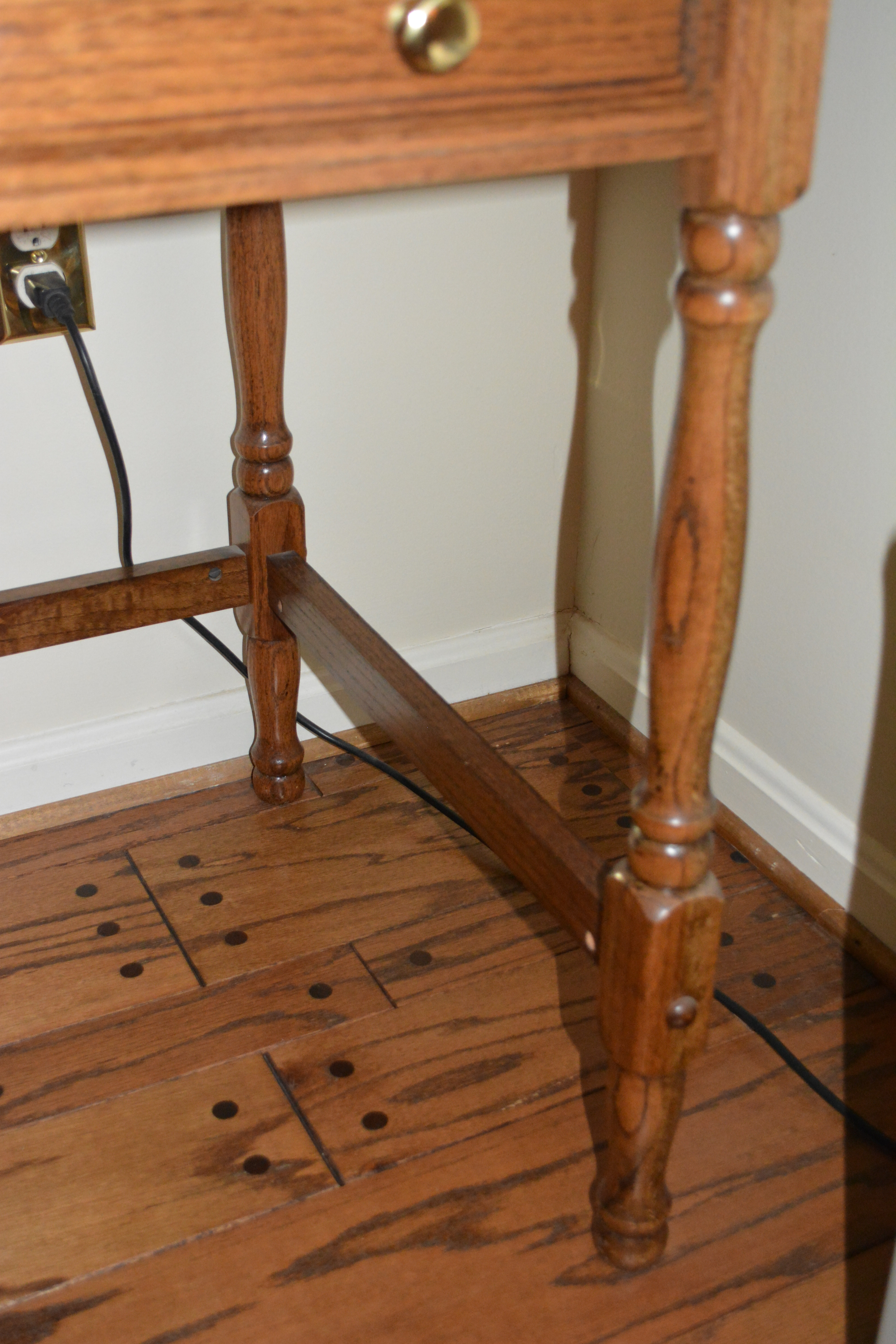 Oak Rolltop Desk With Office Chair
