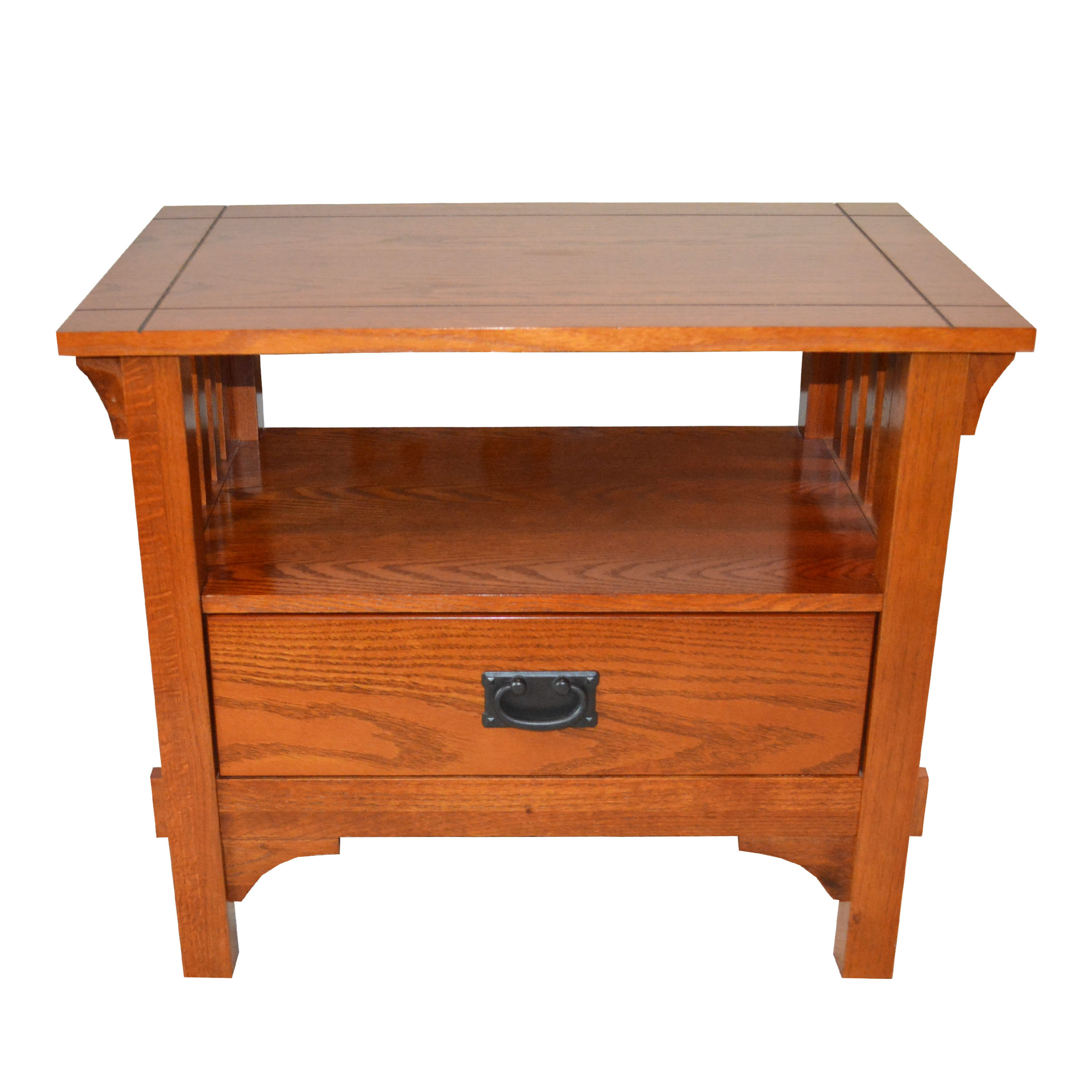 Contemporary Mission Style Side Table