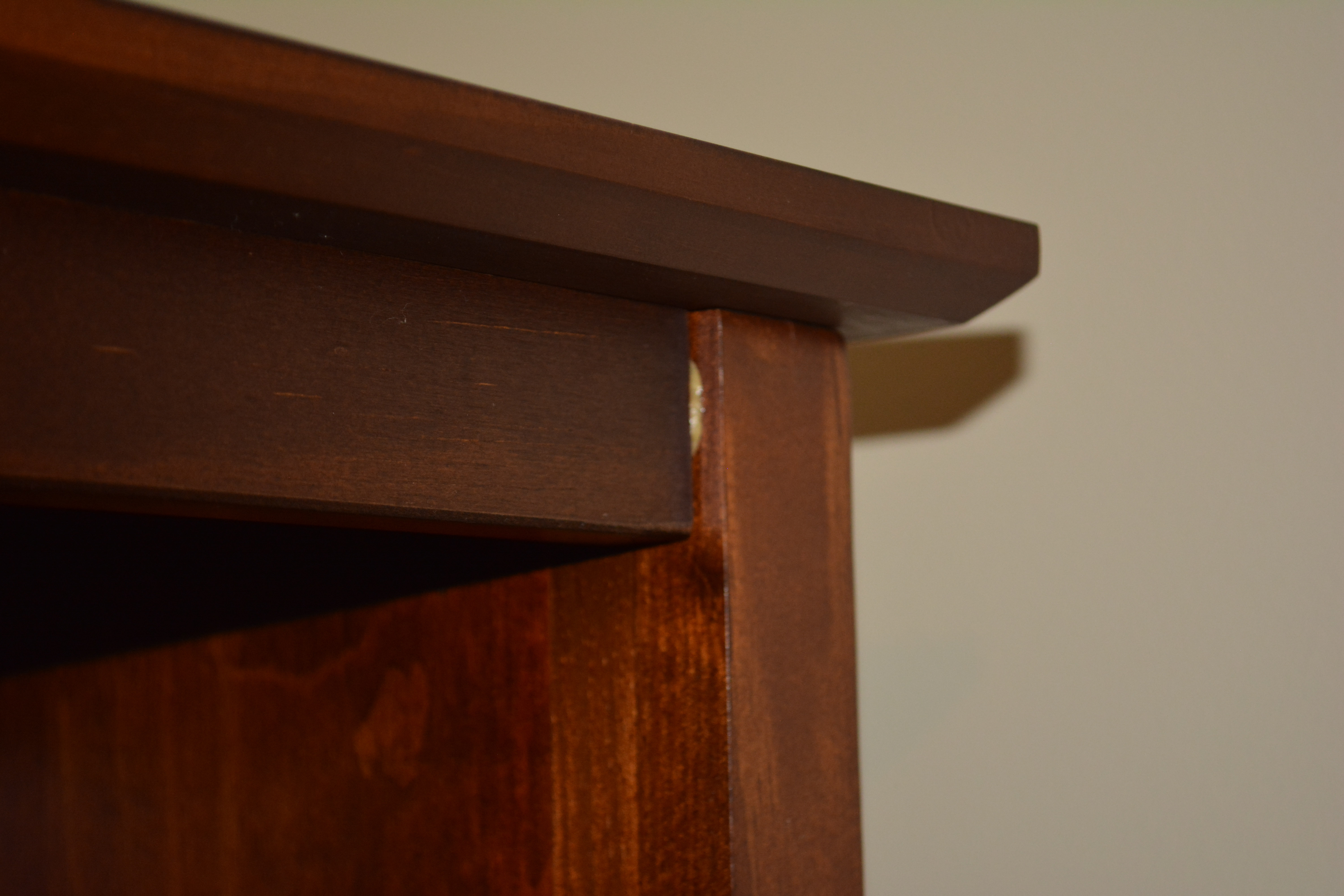 Contemporary Five-Shelf Bookcase