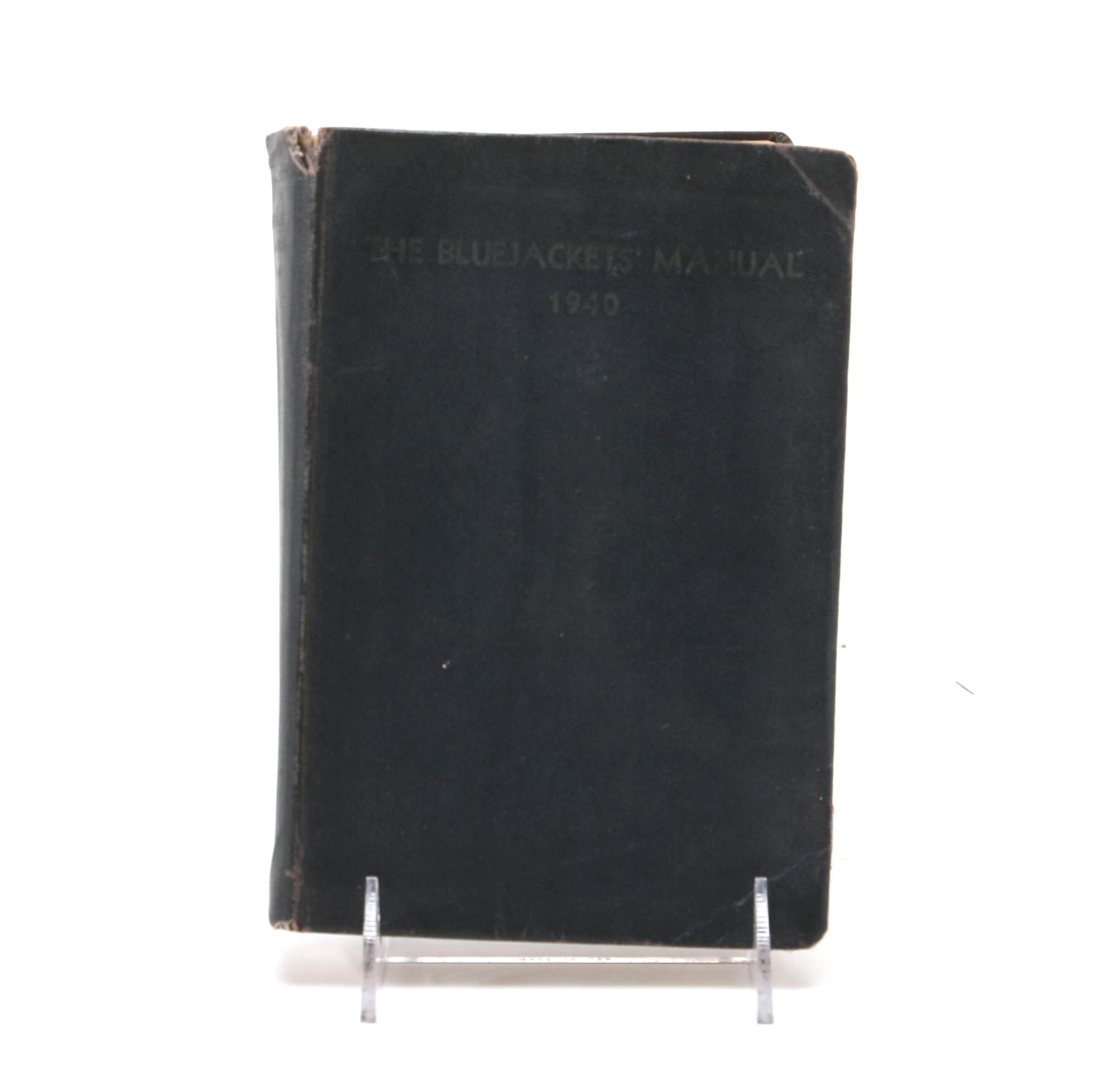 U.S. Navy "The Blue Jackets Manual" 1940"