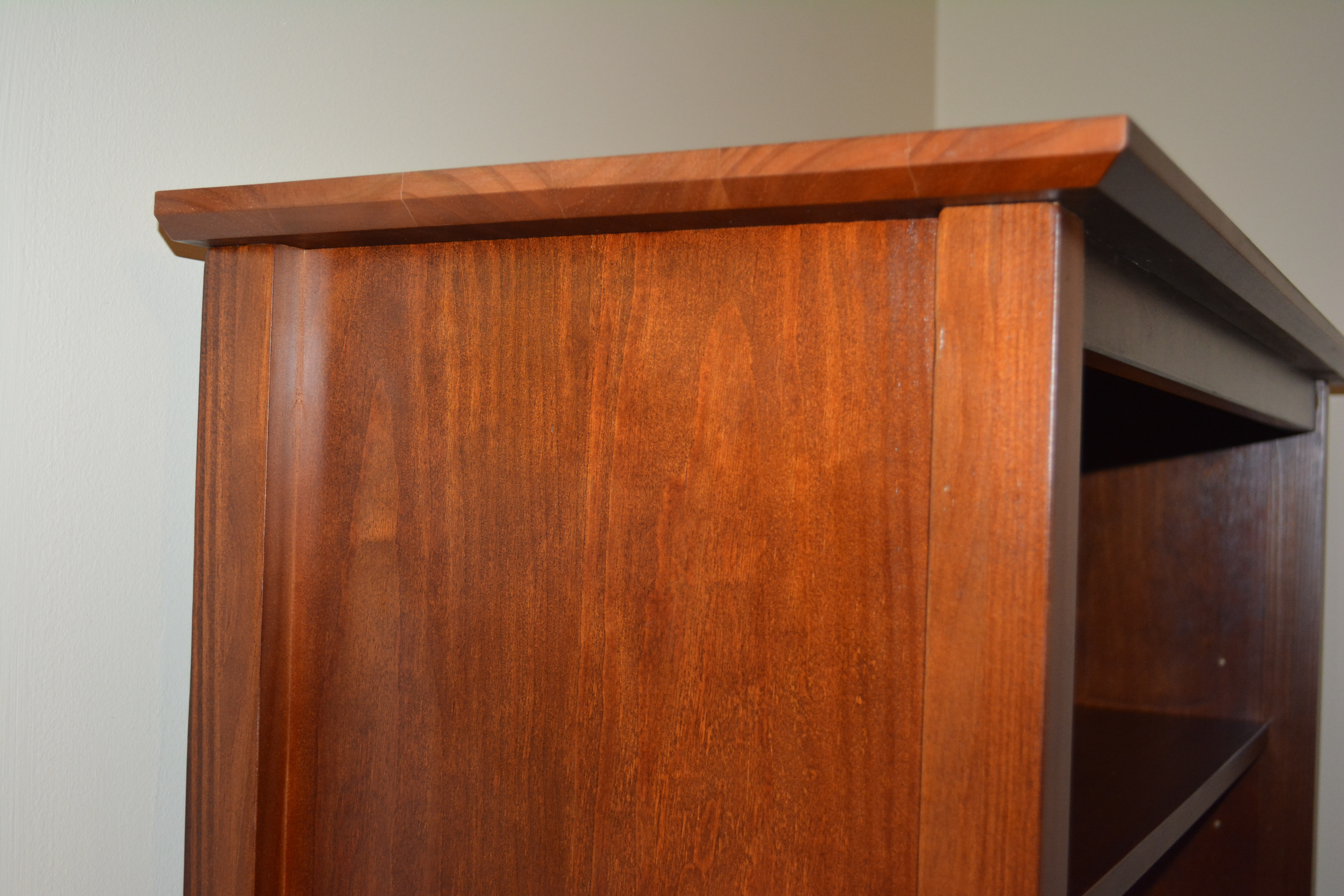 Contemporary Five-Shelf Bookcase