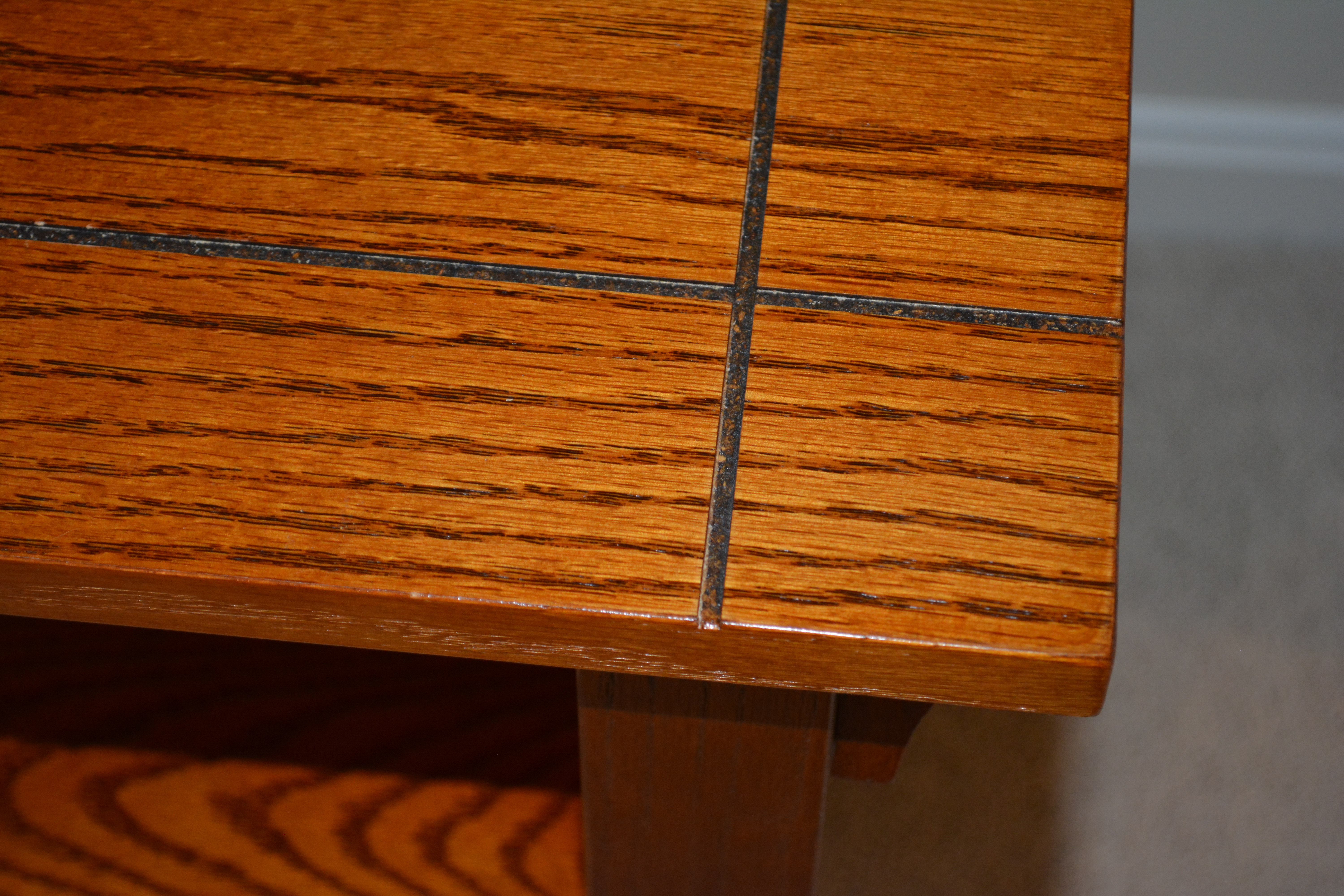 Contemporary Mission Style Side Table