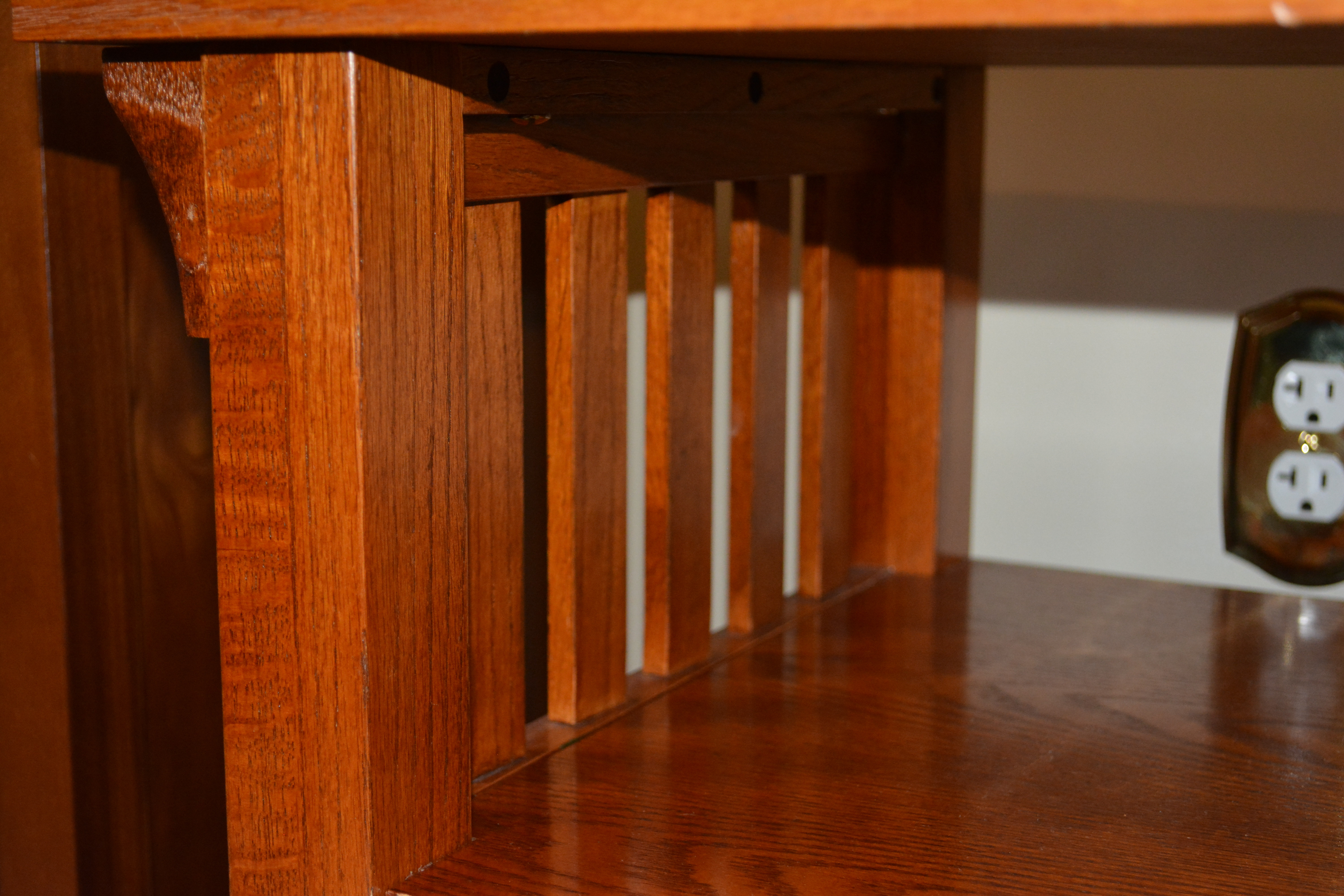 Contemporary Mission Style Side Table