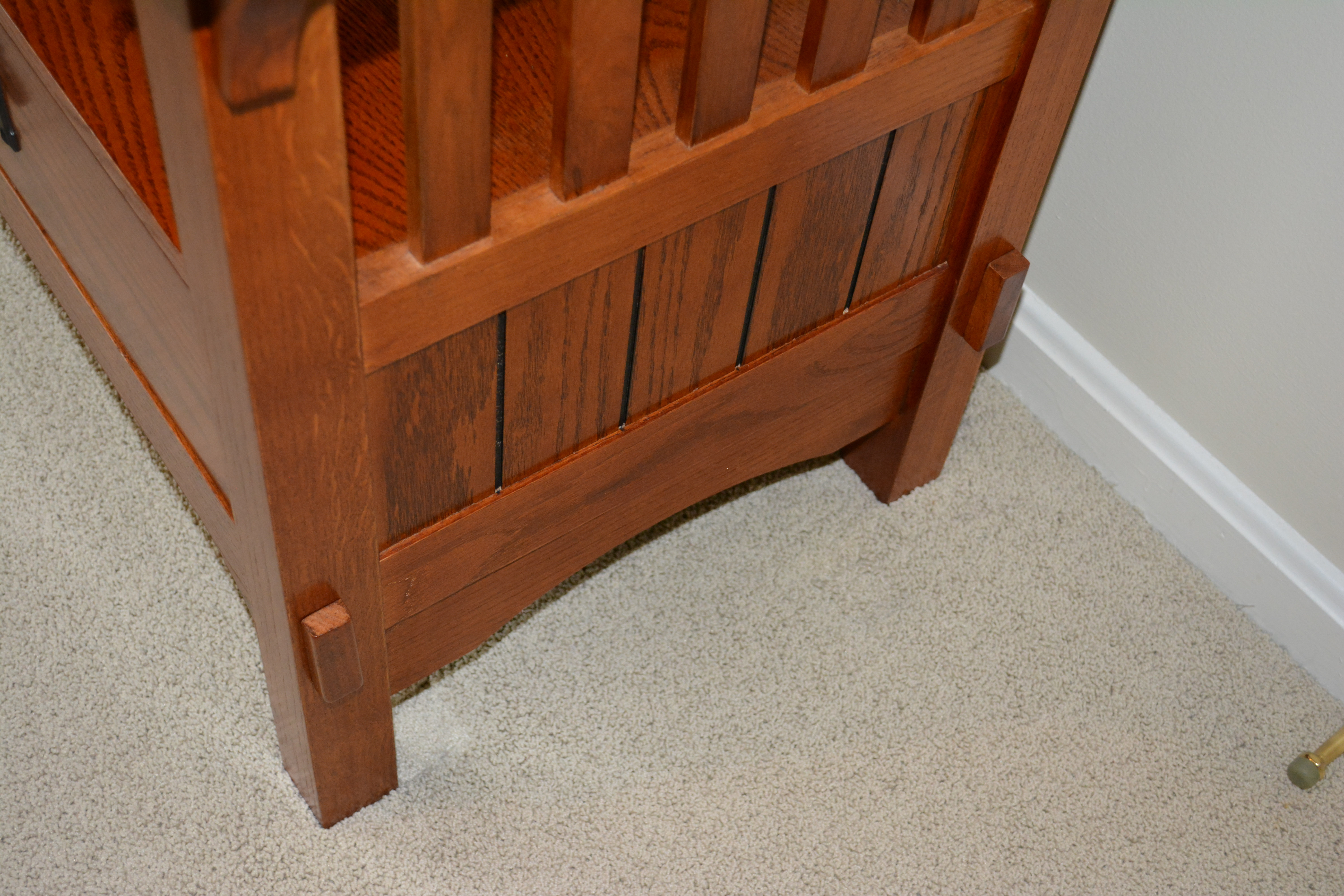 Contemporary Mission Style Side Table