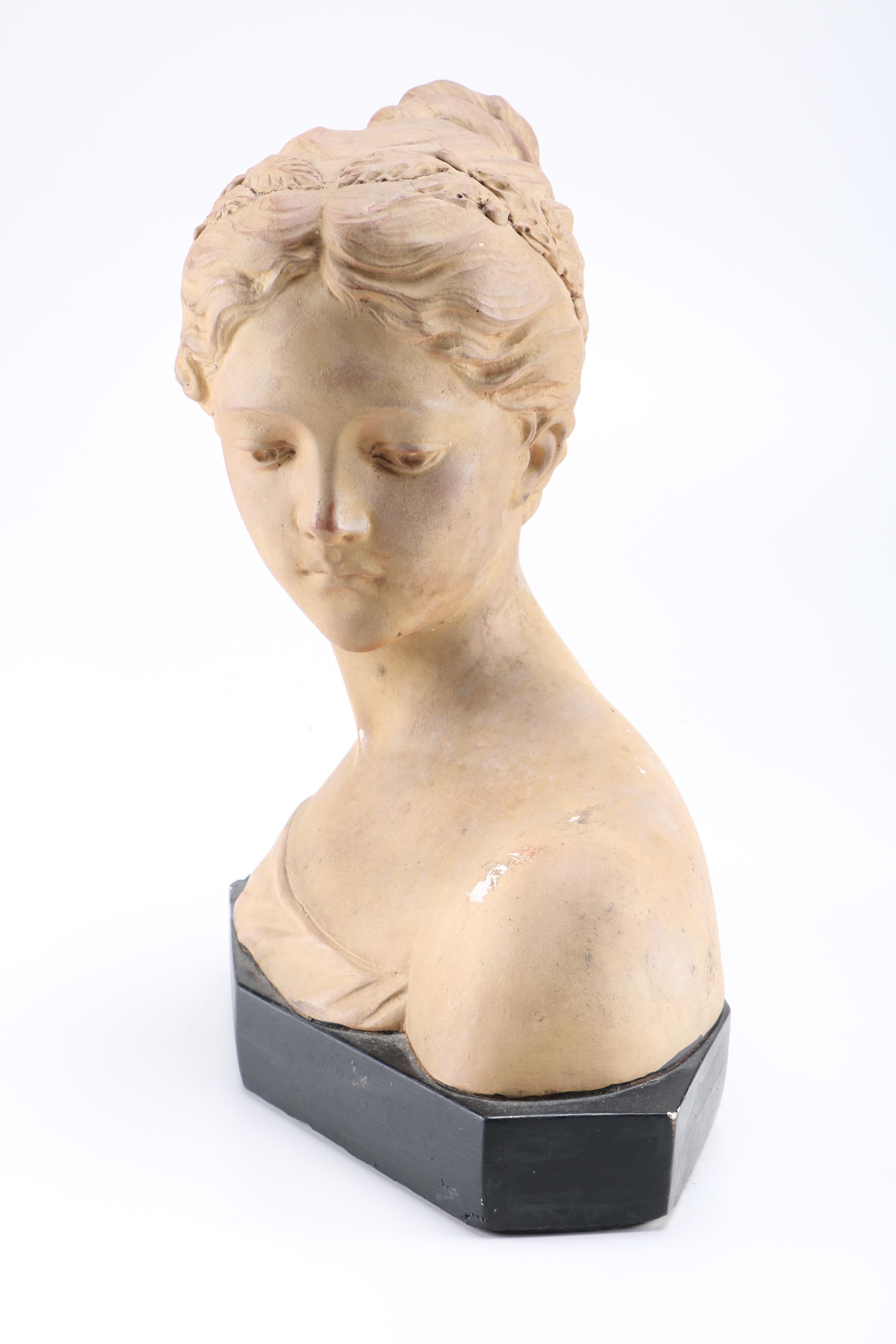 After Antonio Garella Plaster Reproduction "Poesie"