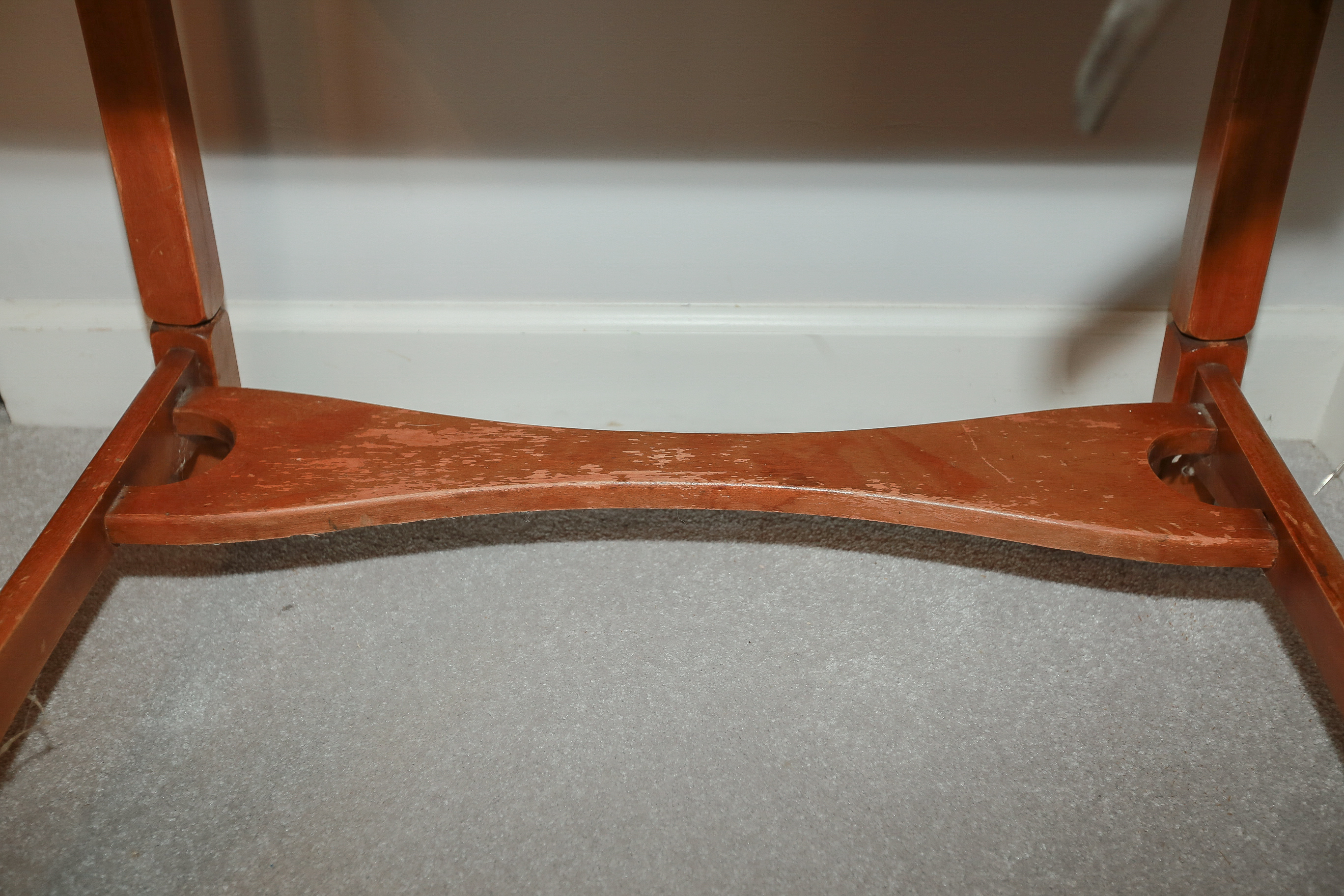 Cherry Flip Top Sewing Table With Kenmore Machine