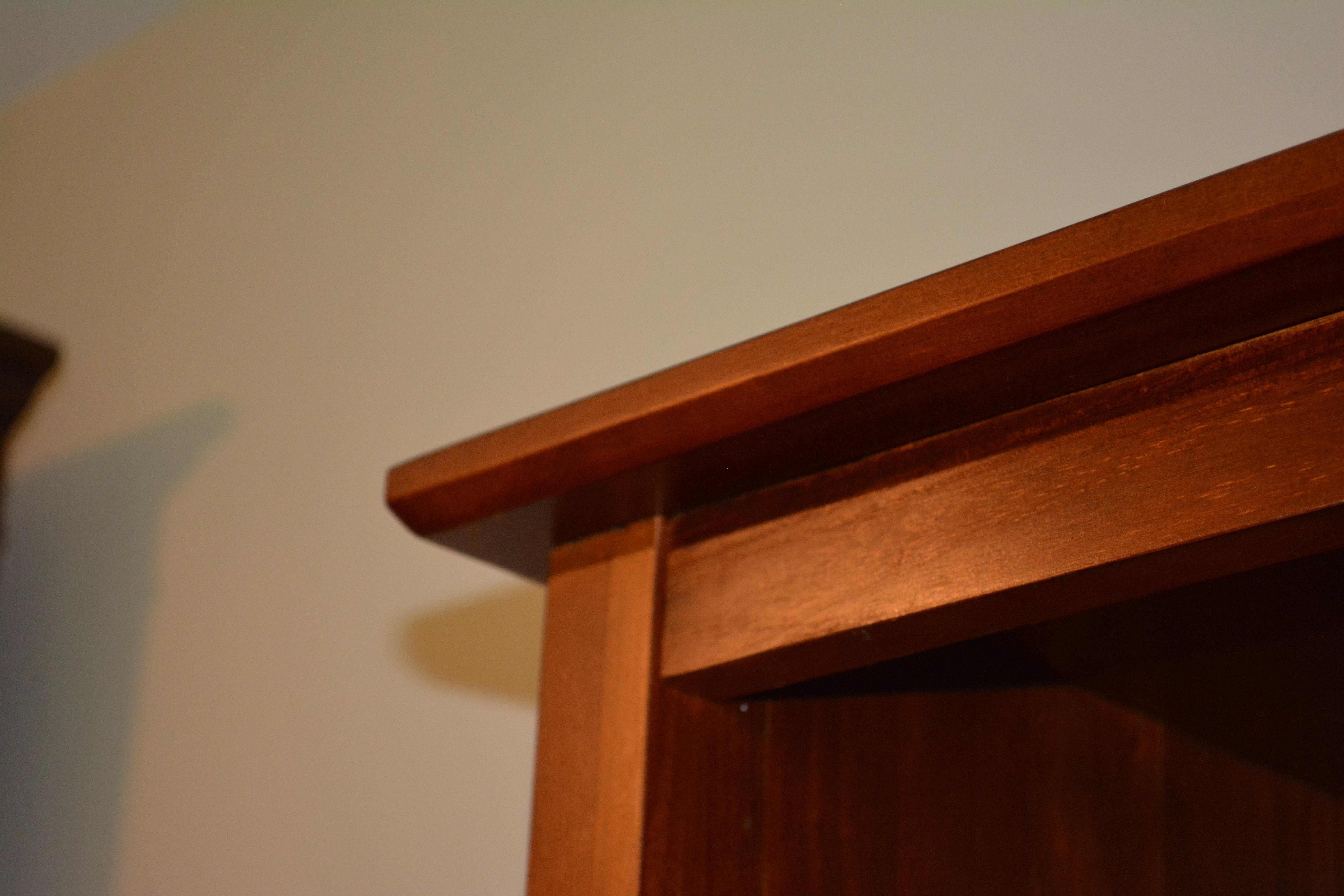 Contemporary Five-Shelf Bookcase