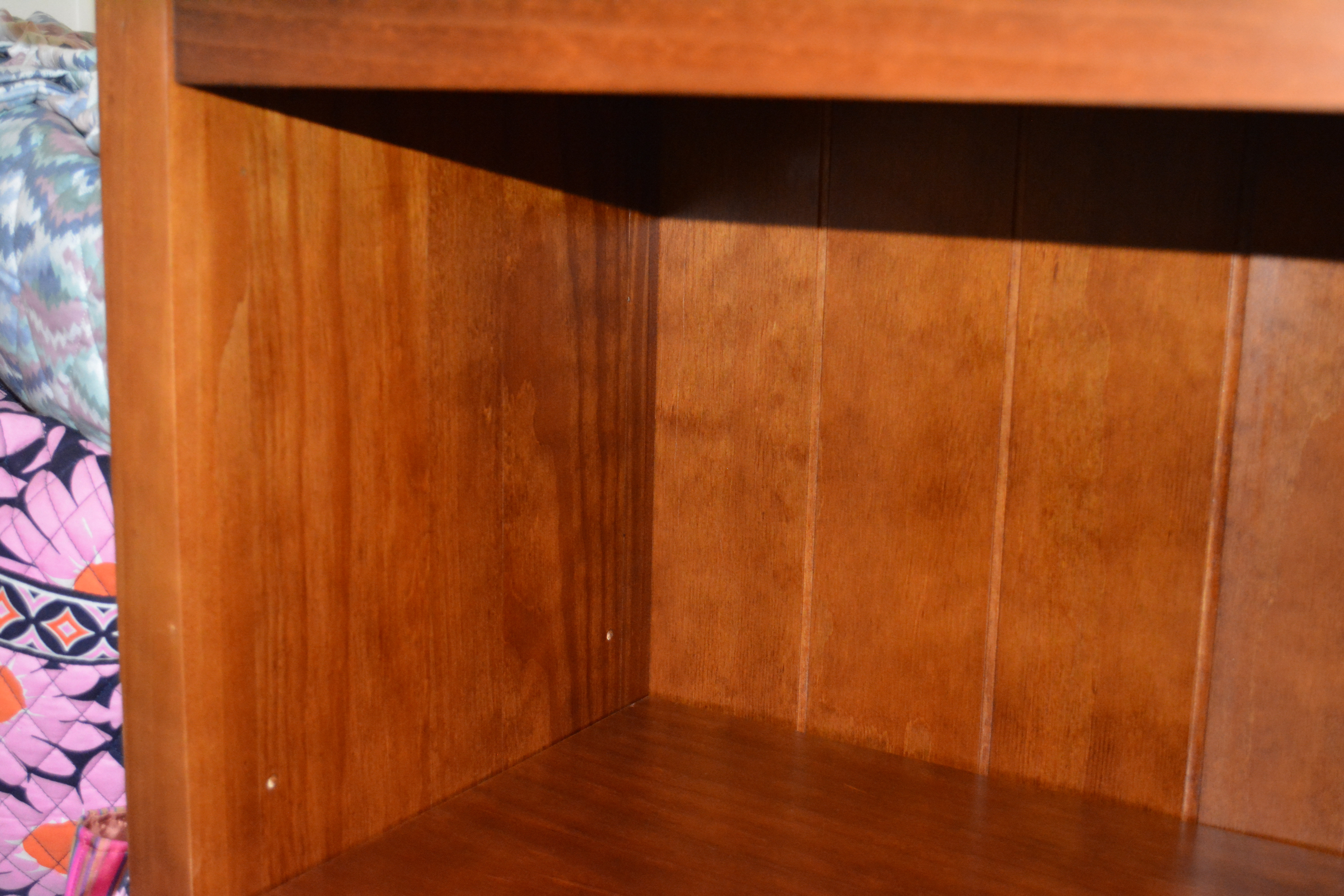 Contemporary Two-Shelf Bookcase