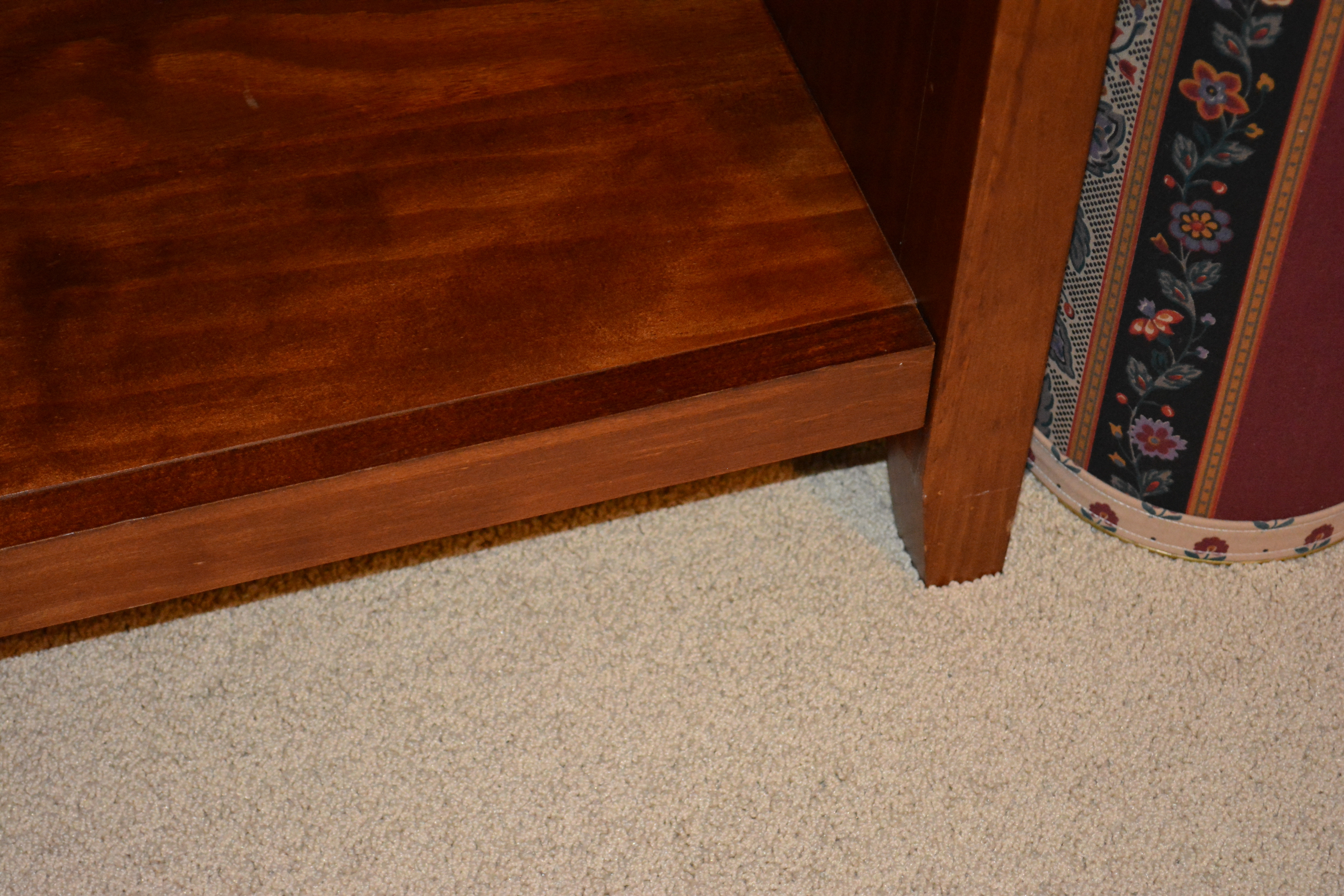 Contemporary Two-Shelf Bookcase