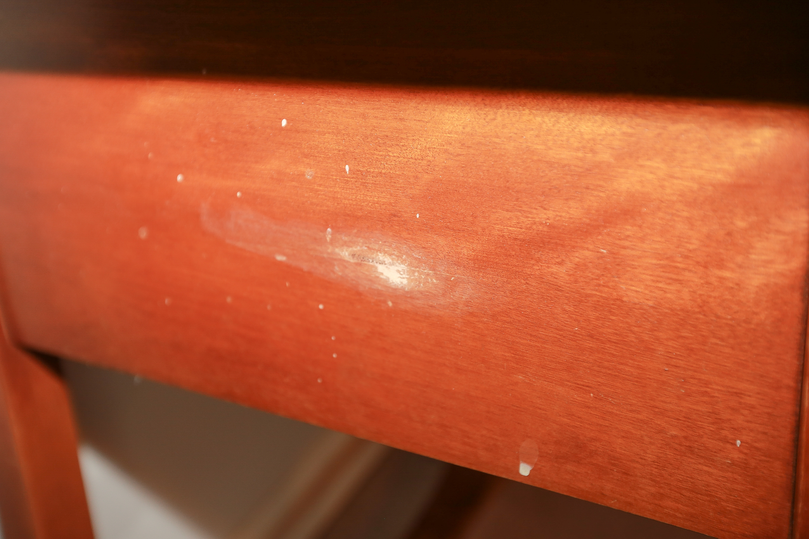 Cherry Flip Top Sewing Table With Kenmore Machine