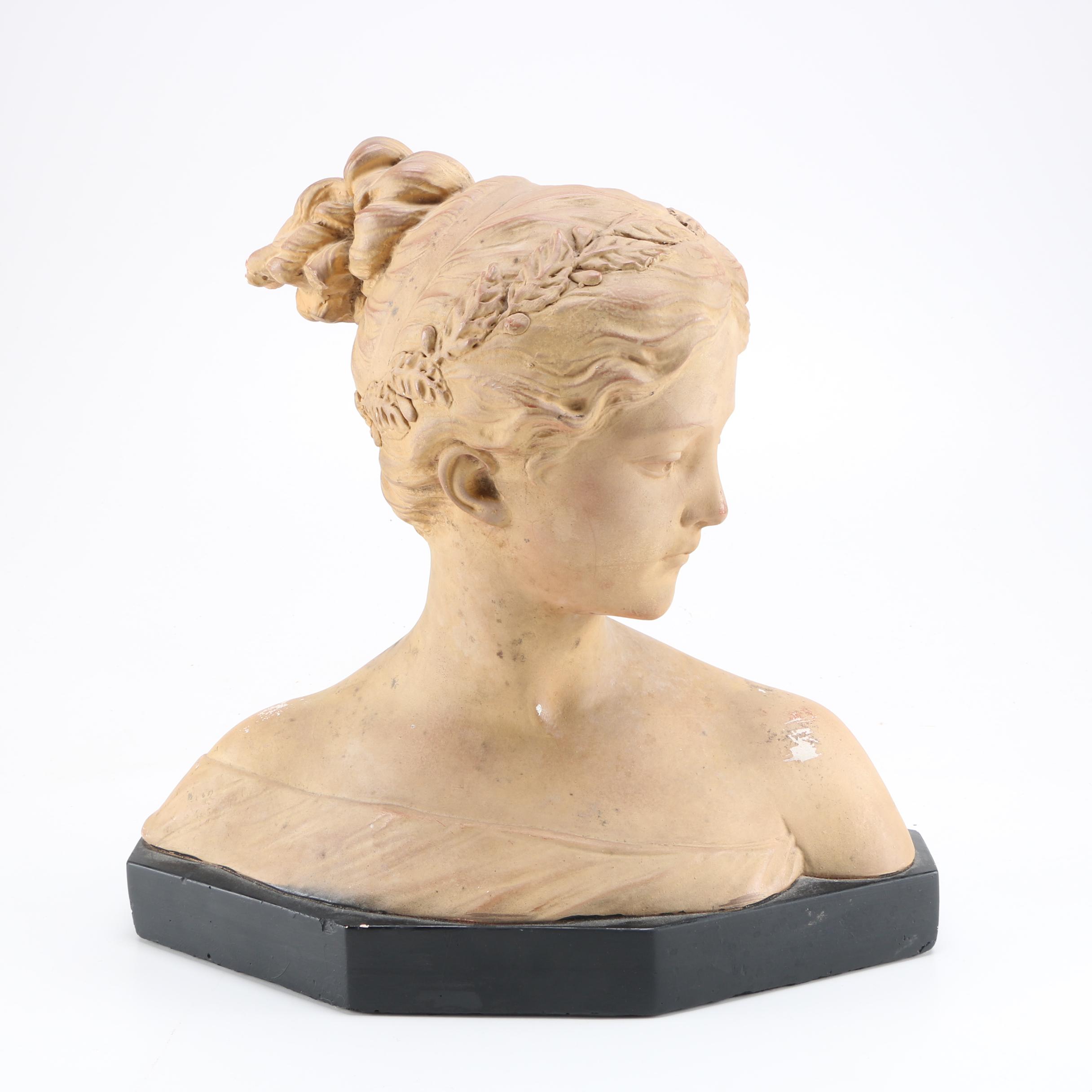 After Antonio Garella Plaster Reproduction "Poesie"