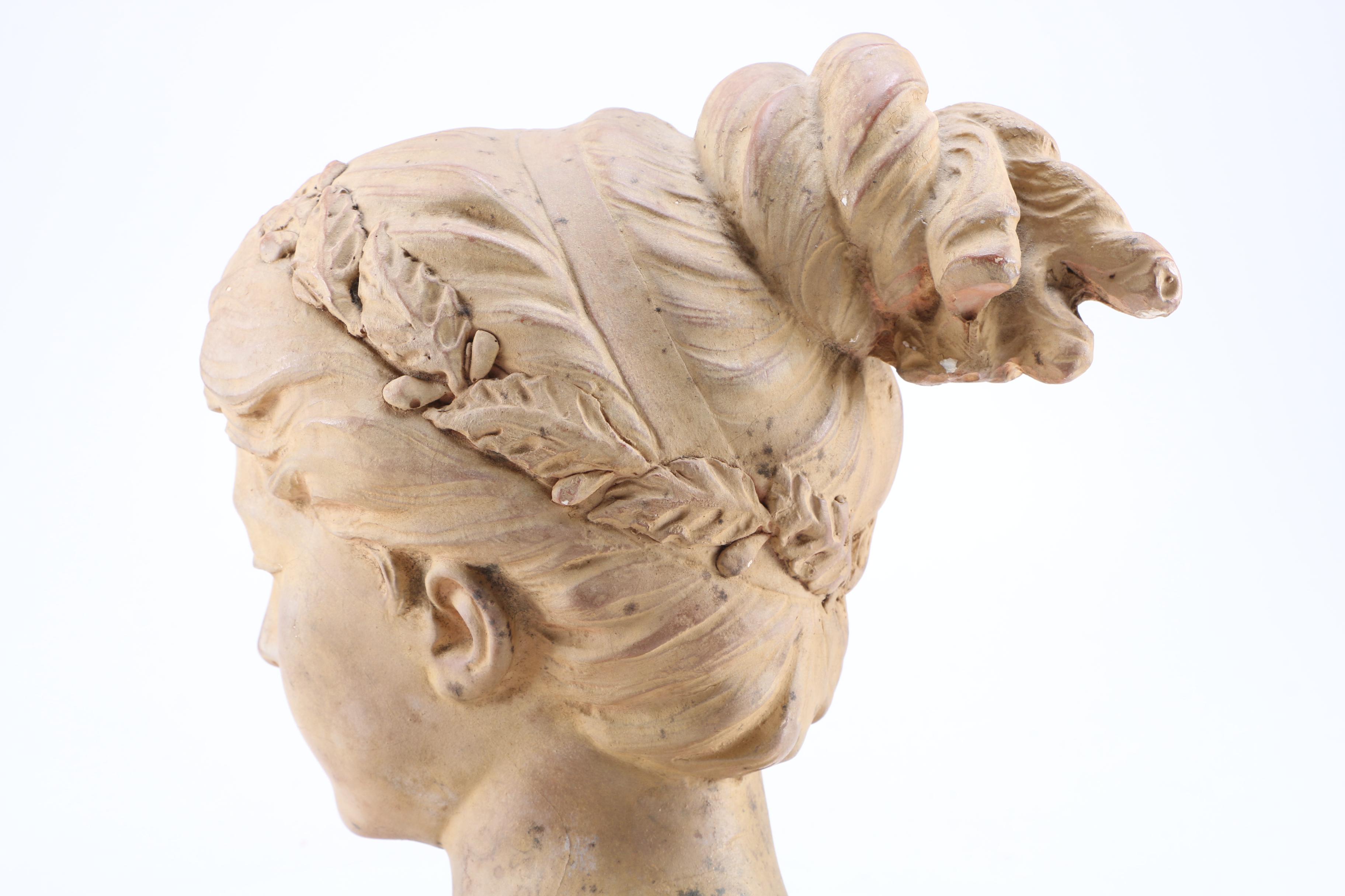 After Antonio Garella Plaster Reproduction "Poesie"