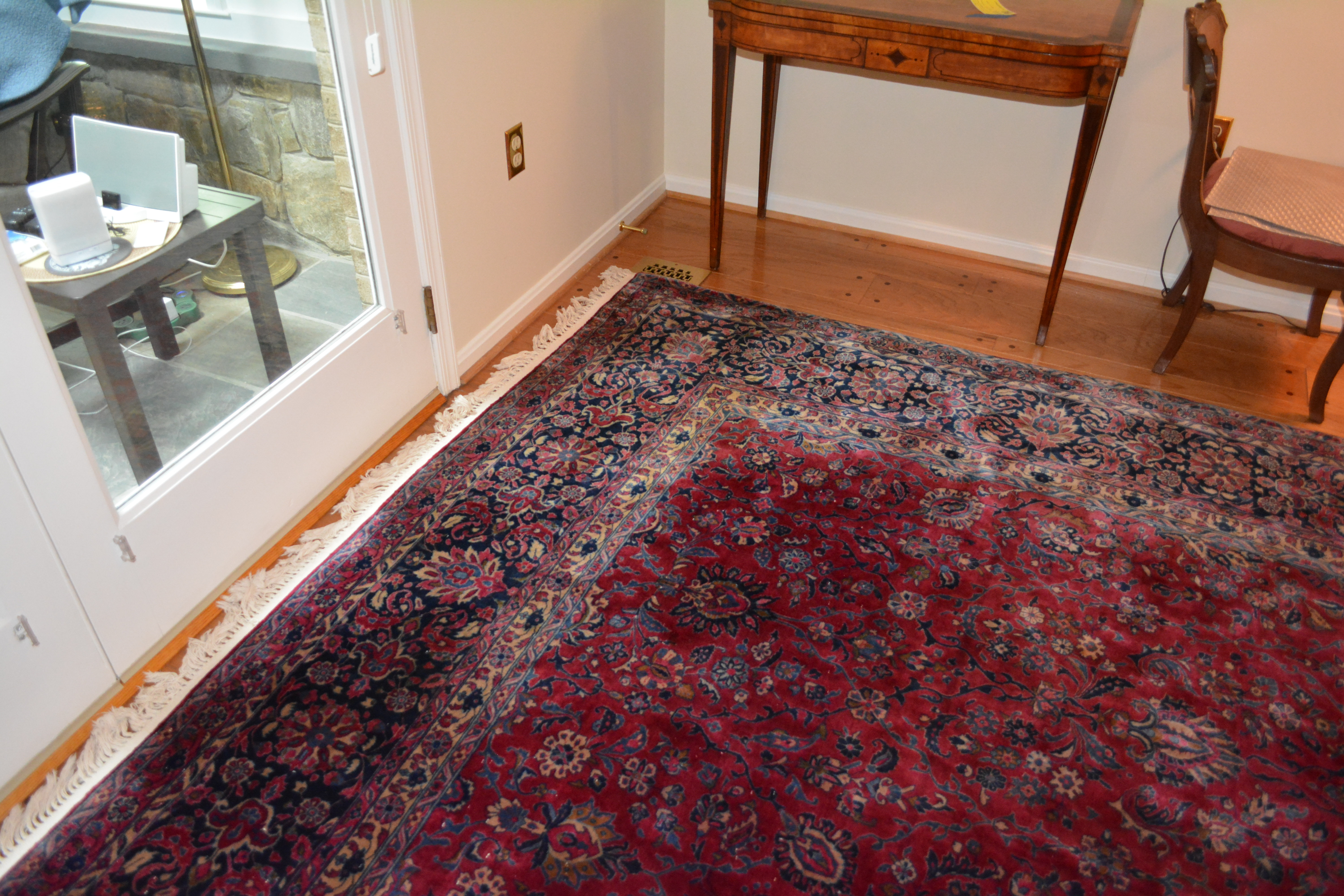 Semi-Antique Hand-Knotted Persian Area Rug