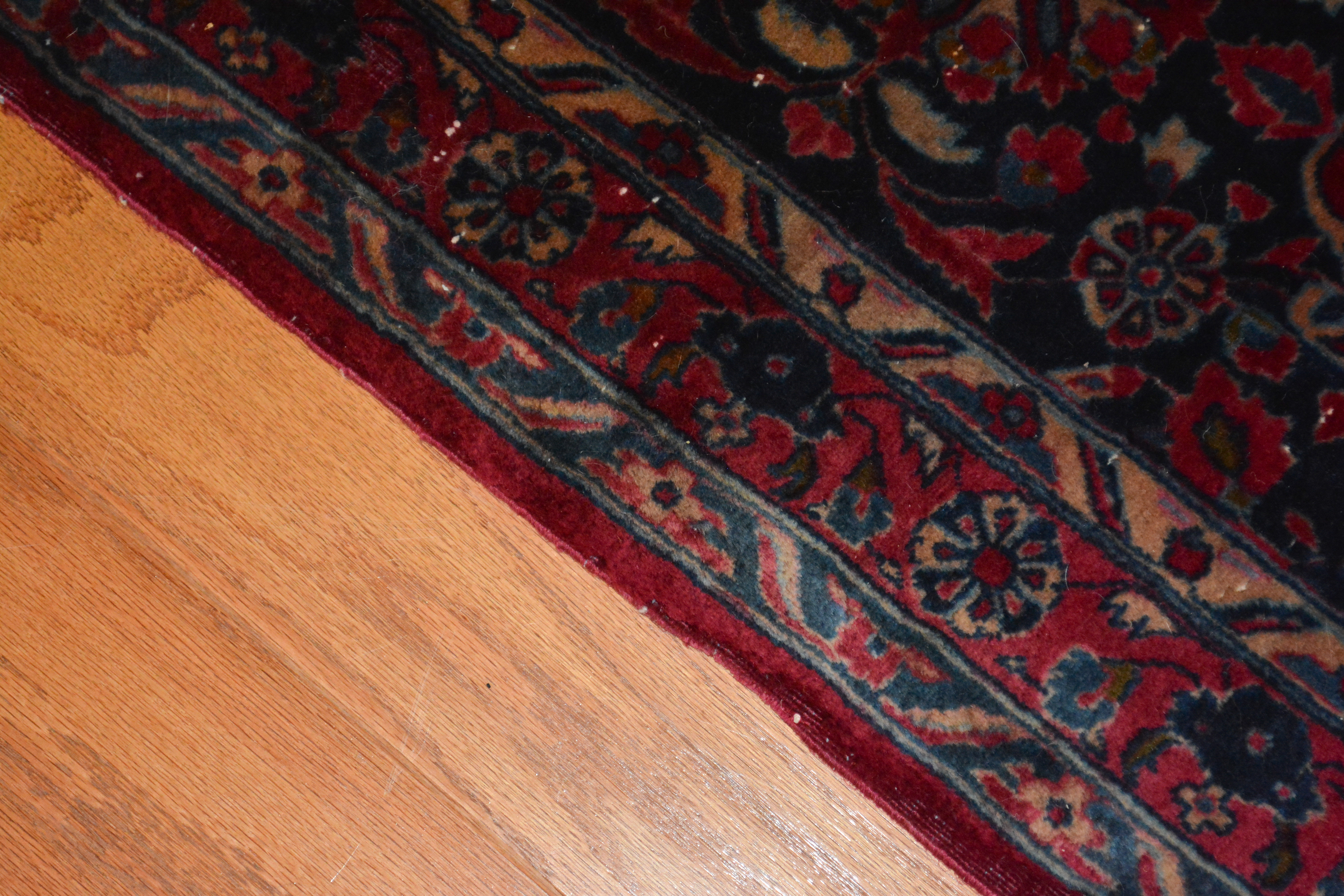 Semi-Antique Hand-Knotted Persian Area Rug