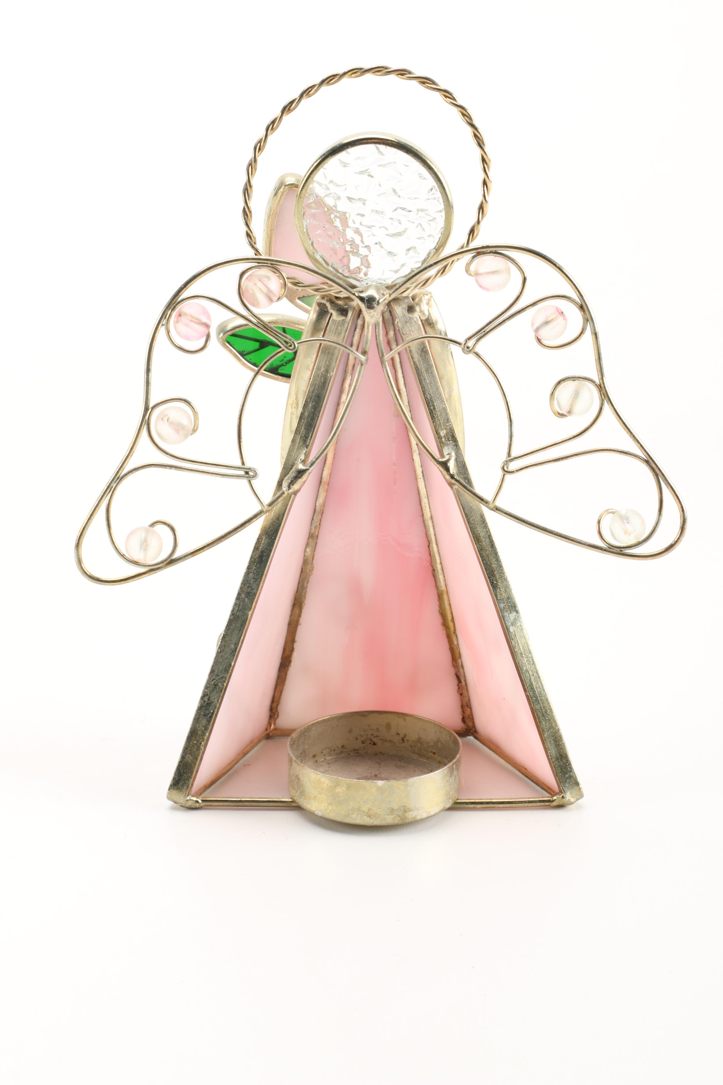 Collection of Candles and Candle Holders