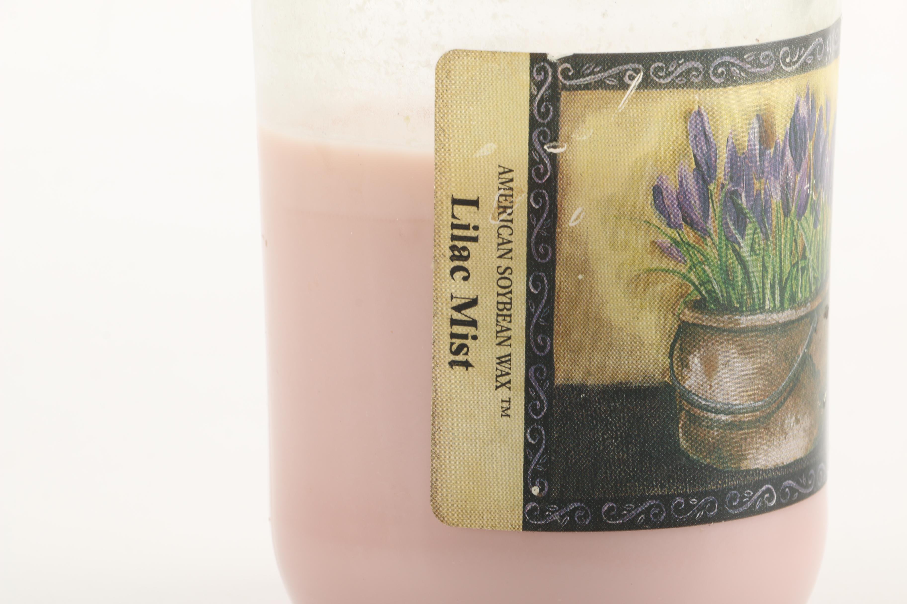 Collection of Candles and Candle Holders