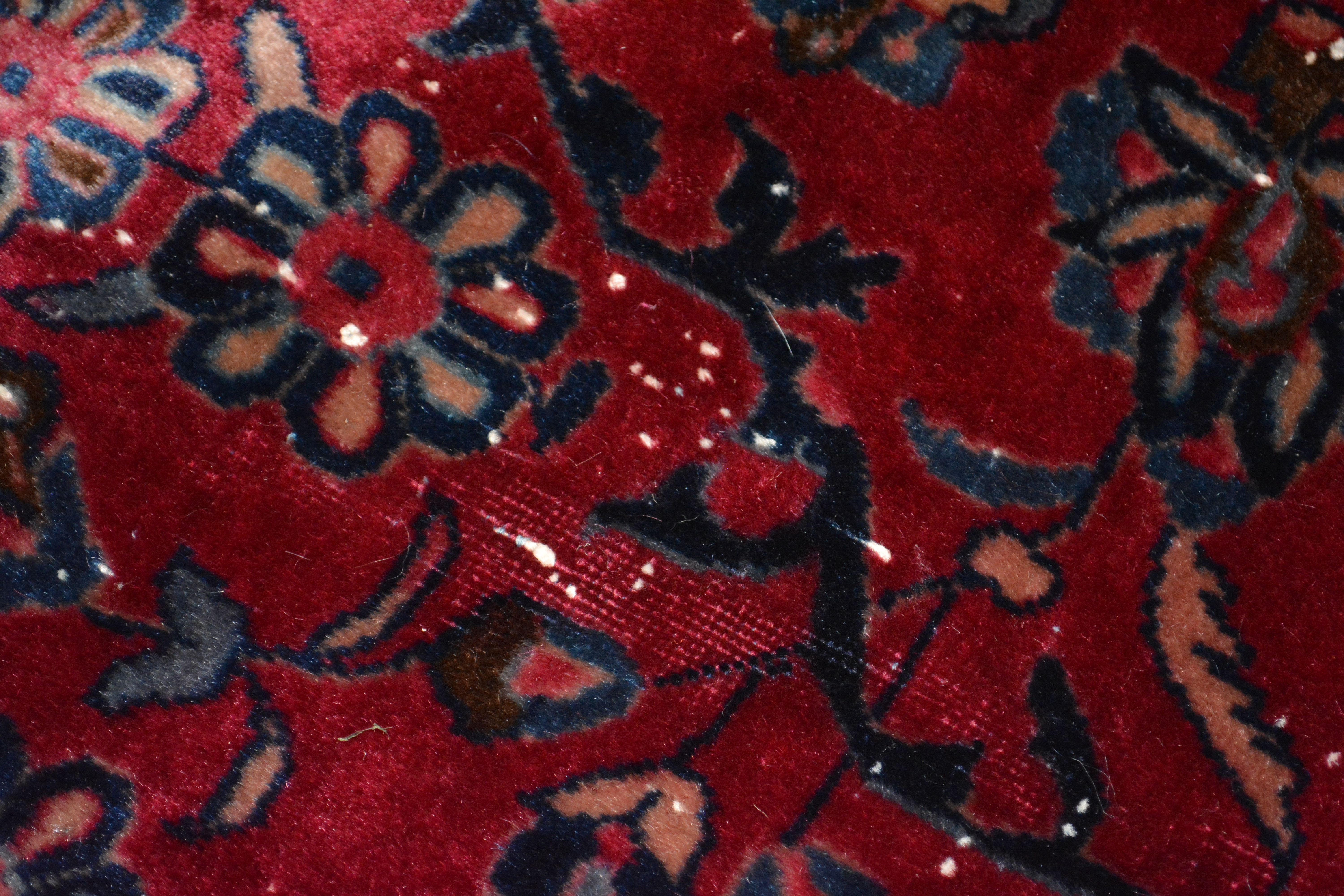 Semi-Antique Hand-Knotted Persian Area Rug