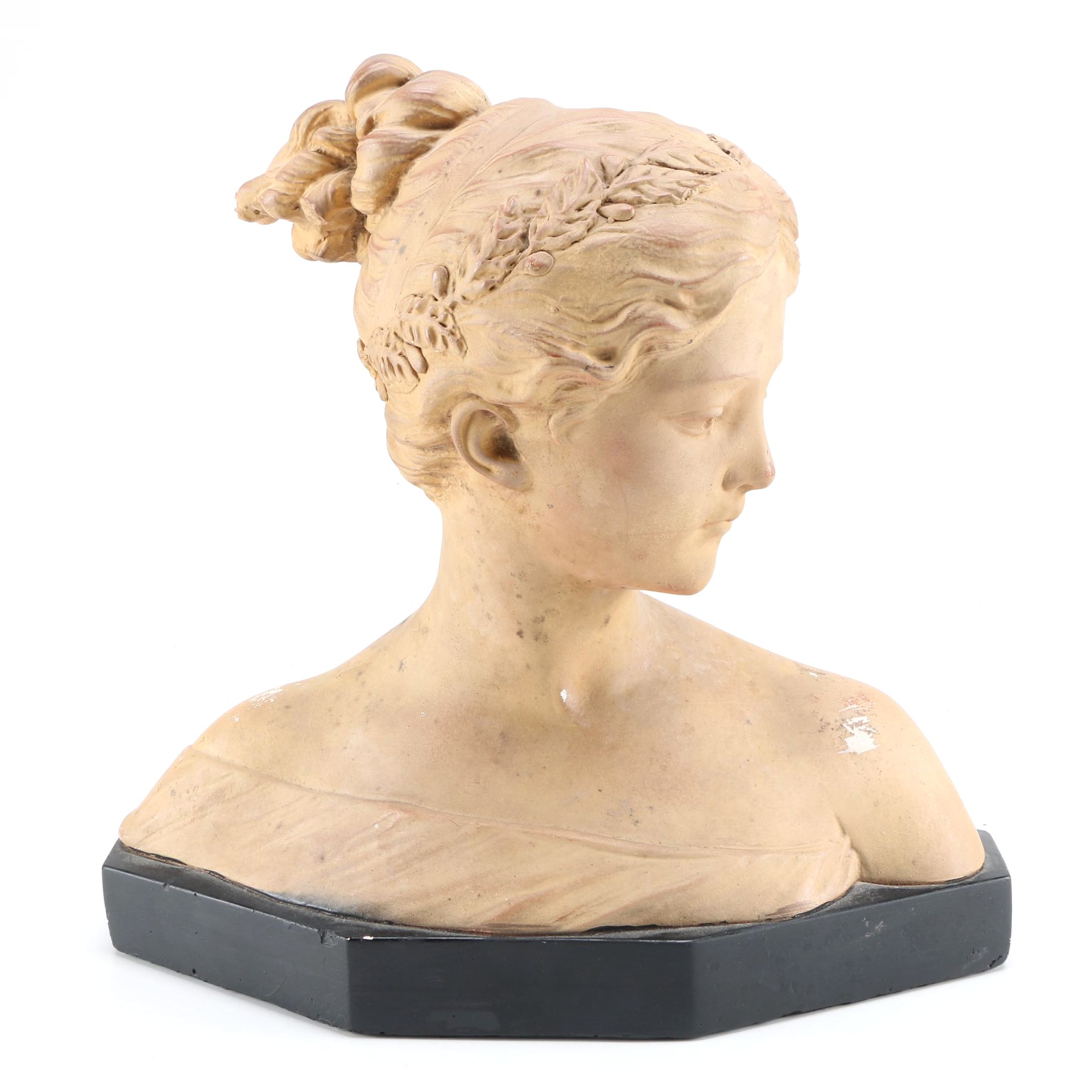 After Antonio Garella Plaster Reproduction "Poesie"