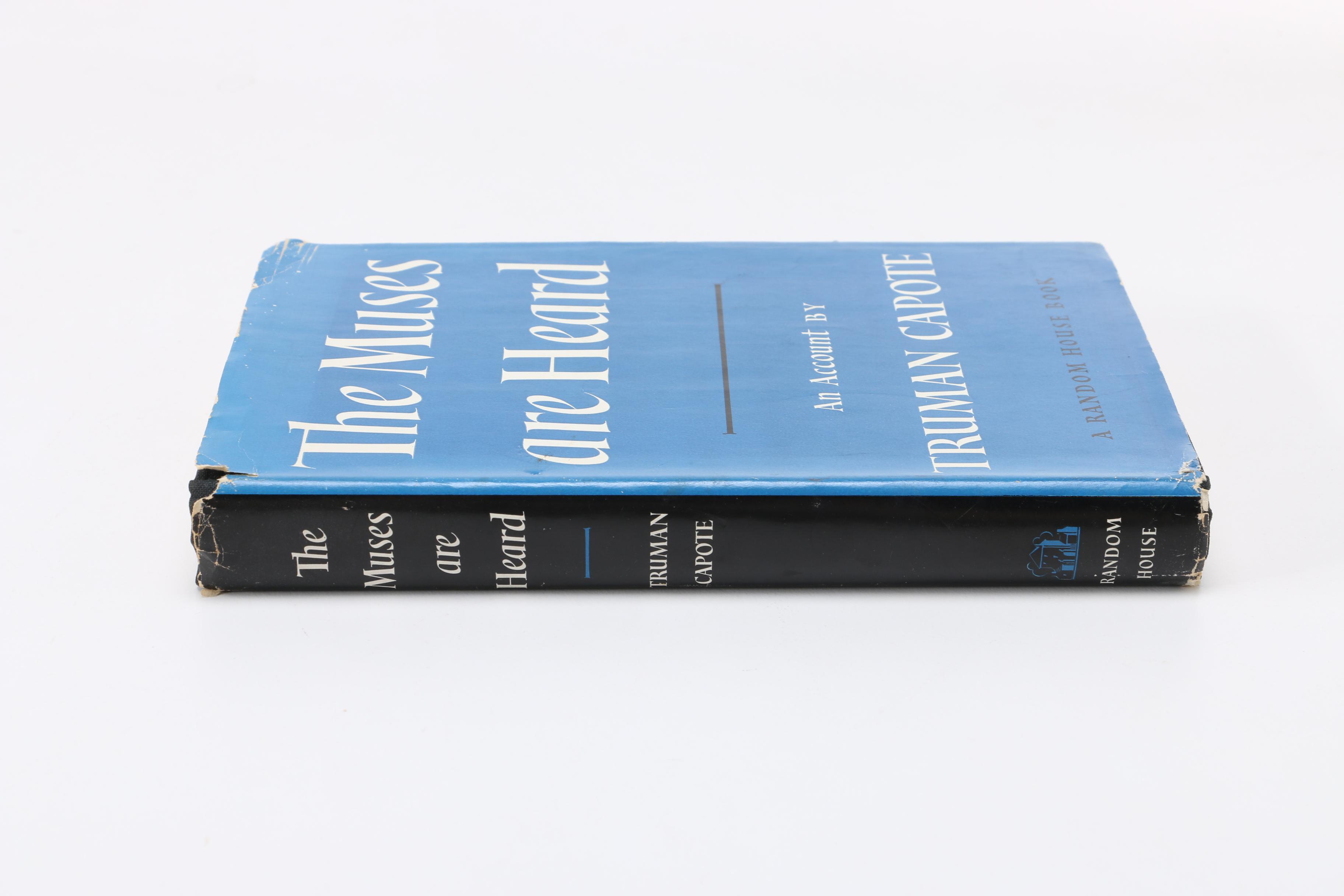 1956 Second Printing "The Muses and Heard" By Truman Capote