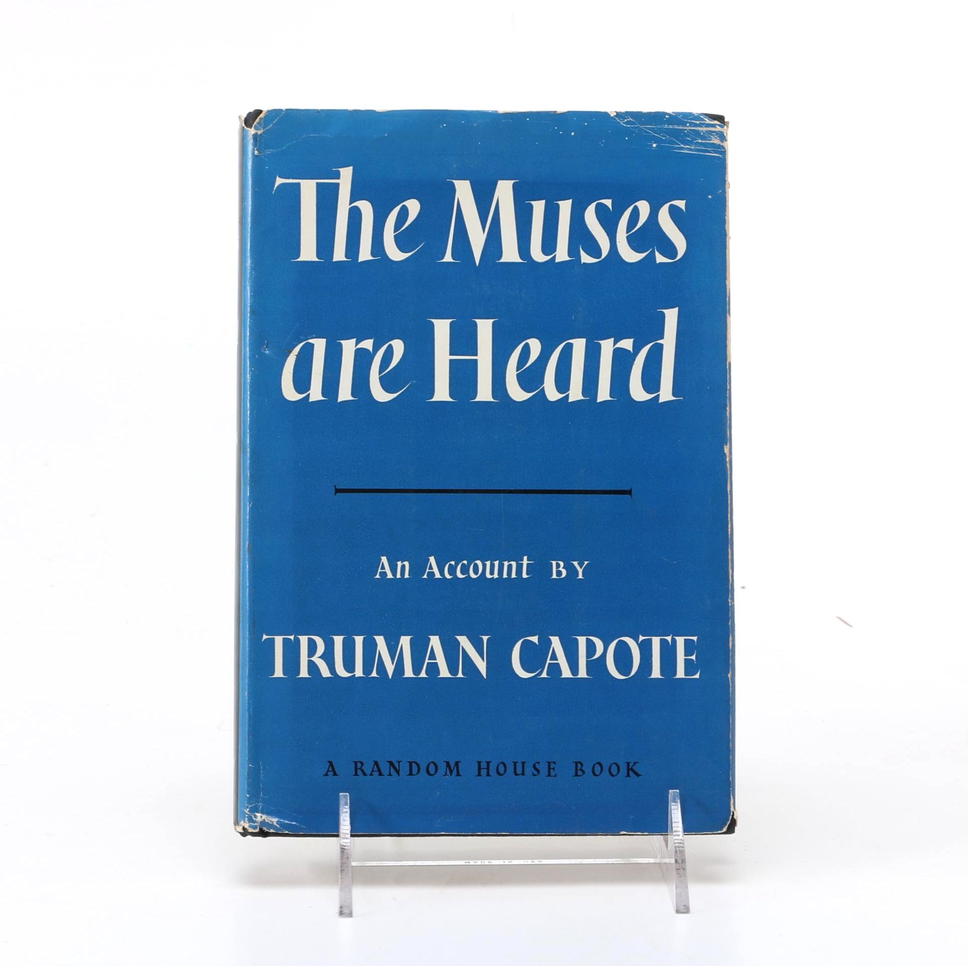 1956 Second Printing "The Muses and Heard" By Truman Capote