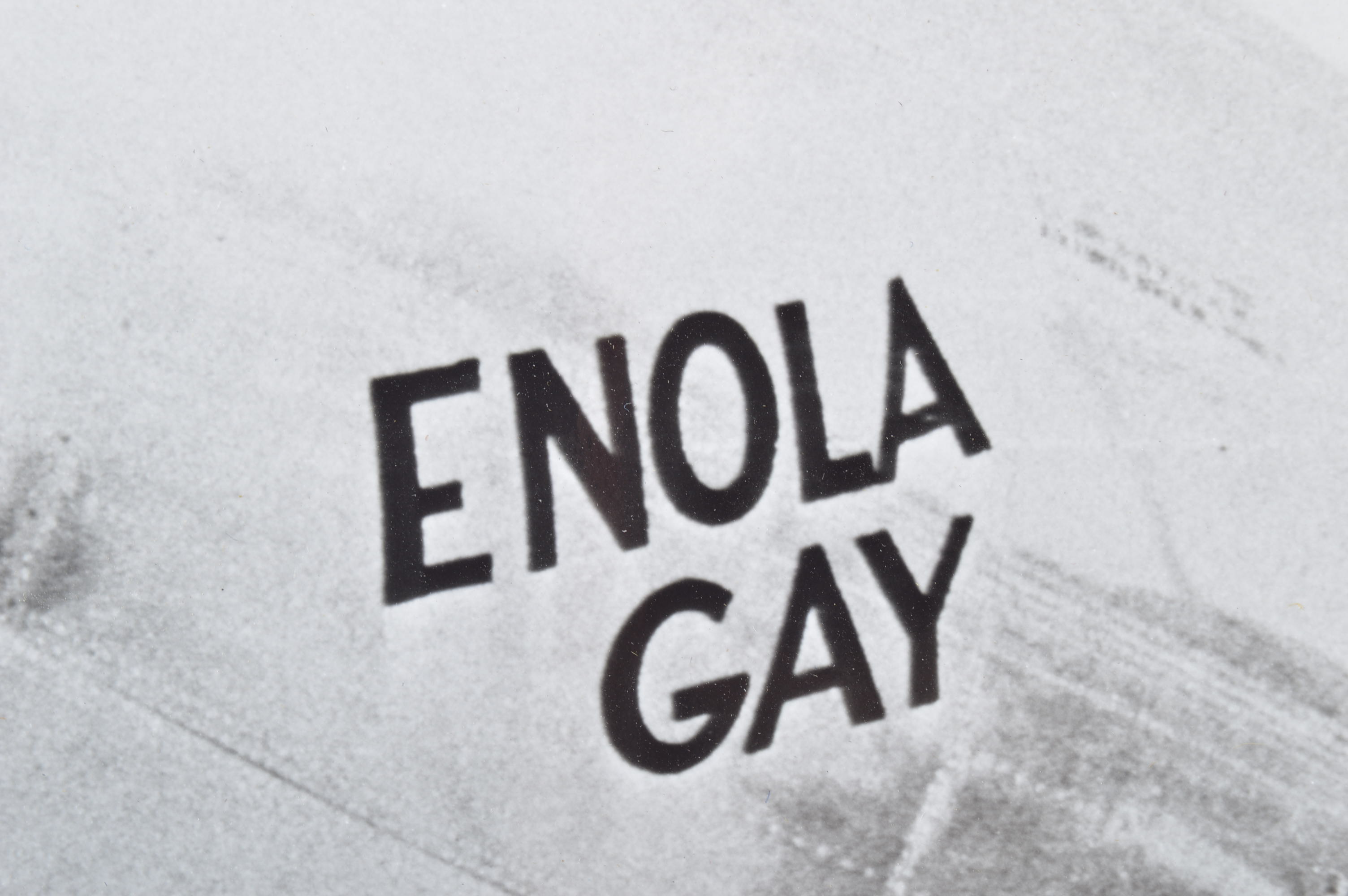 Photograph of the Enola Gay Autographed by Paul Tibbets