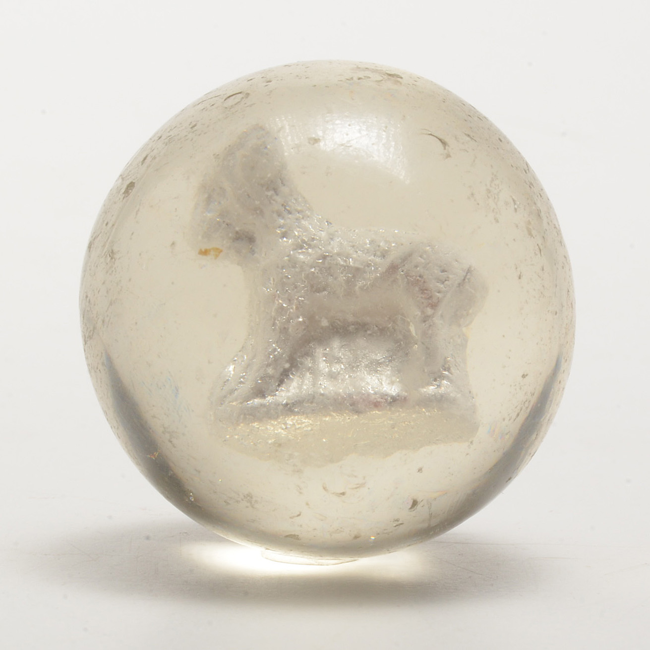Antique Sulphide Lamb Marble