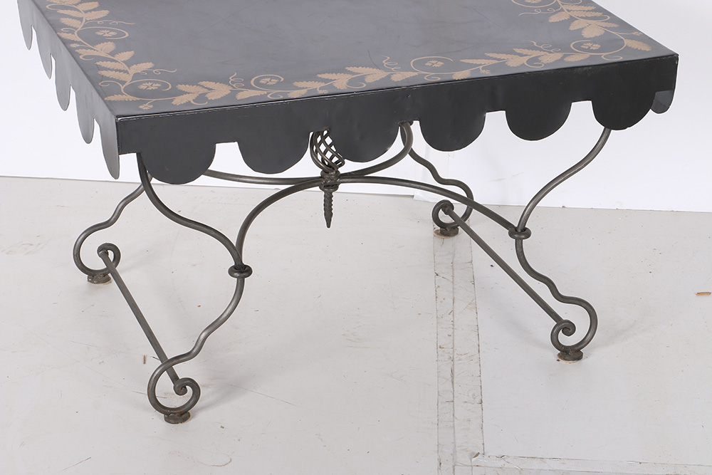 Painted Metal Table
