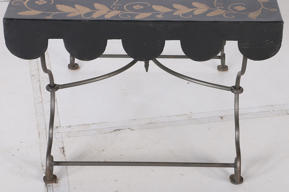 Painted Metal Table