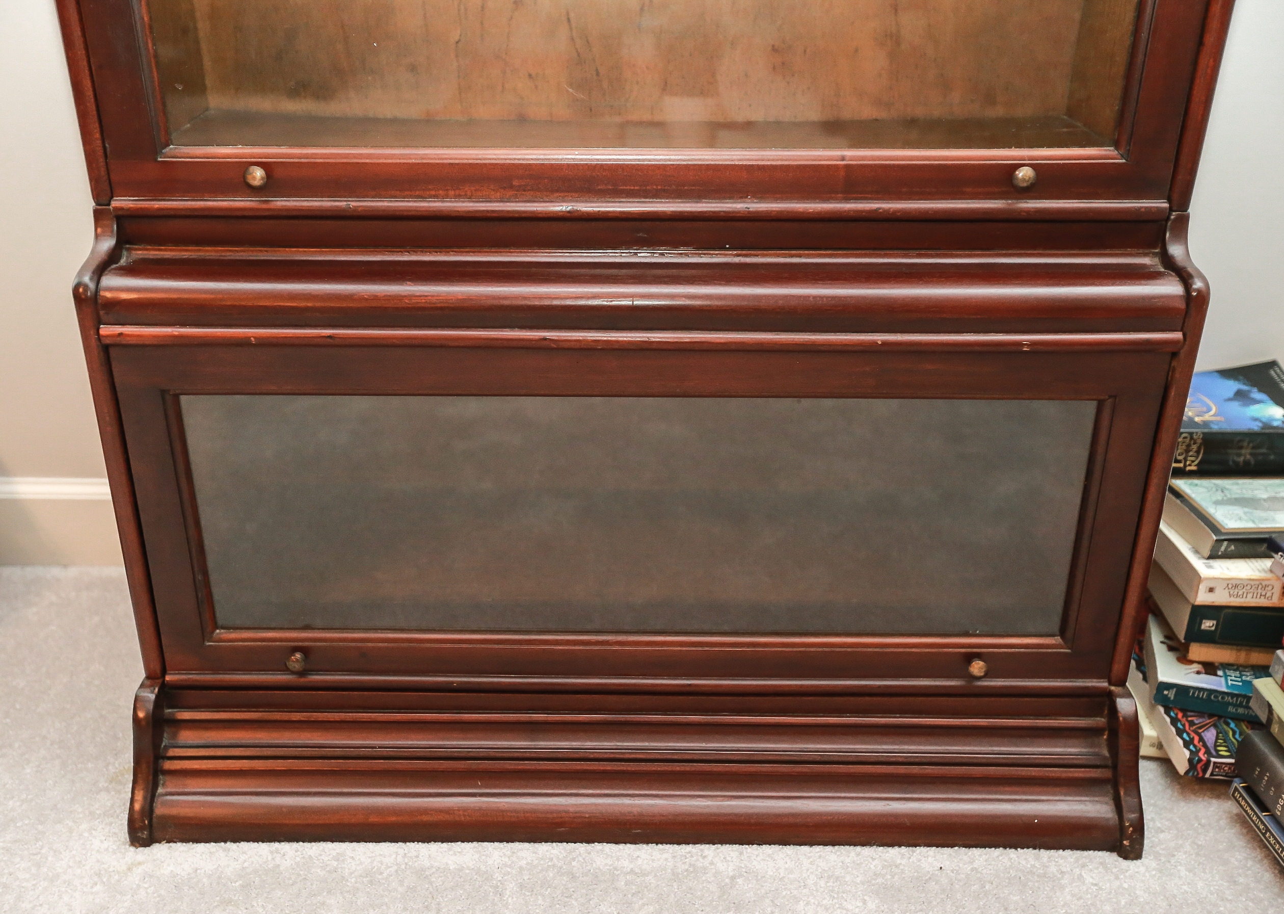 Mahogany Barrister Bookcase