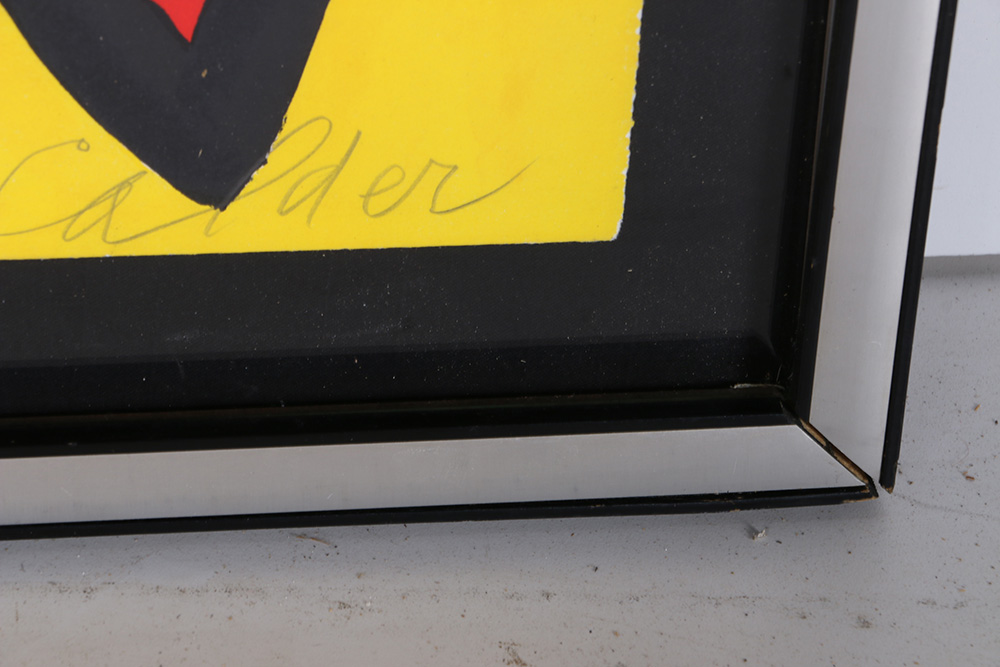 Alexander Calder Signed Artist Proof Lithograph "McGovern"