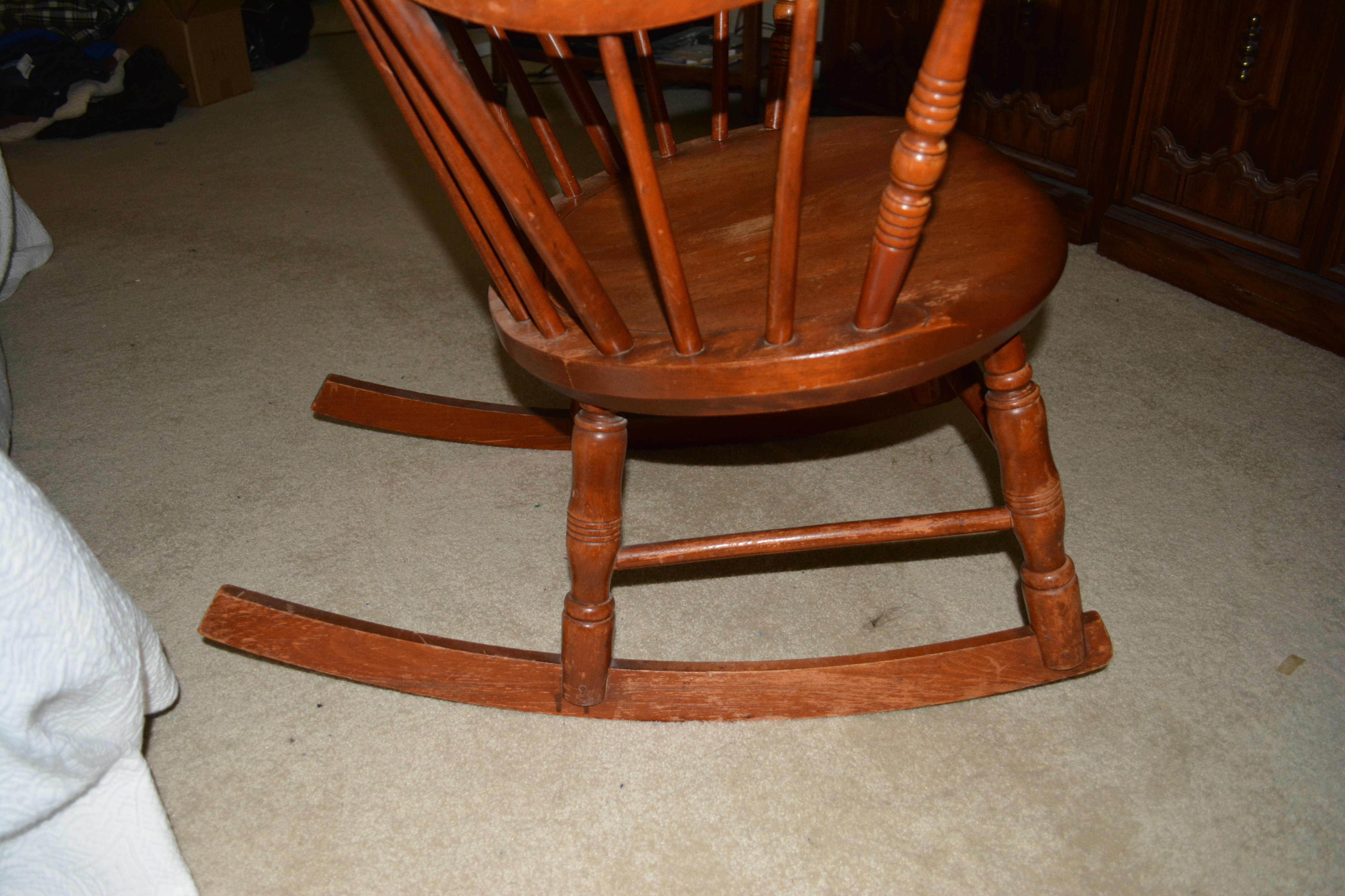 Vintage Wooden Rocking Chair