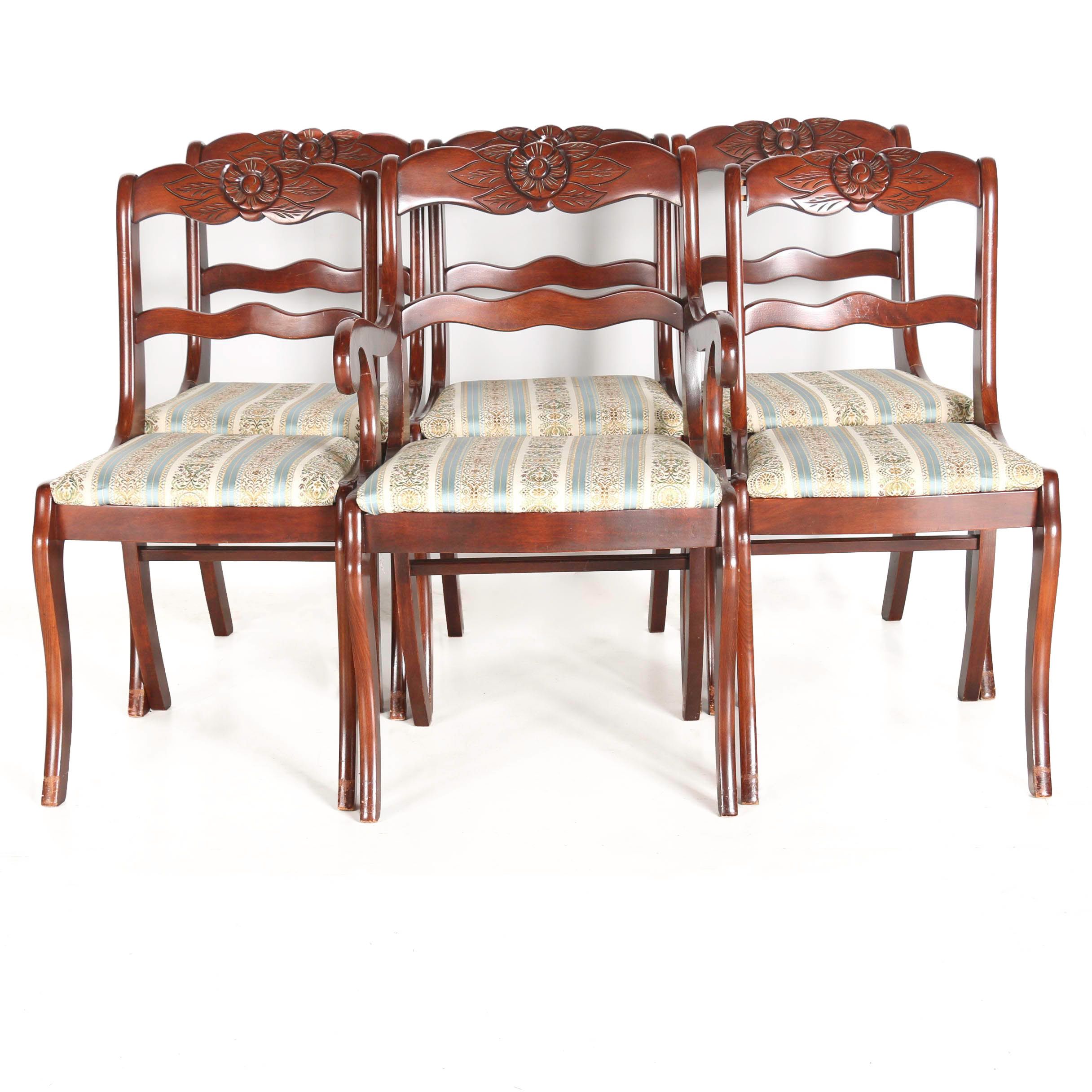 Vintage Classical Style Dining Chairs by Tell City Chair Company