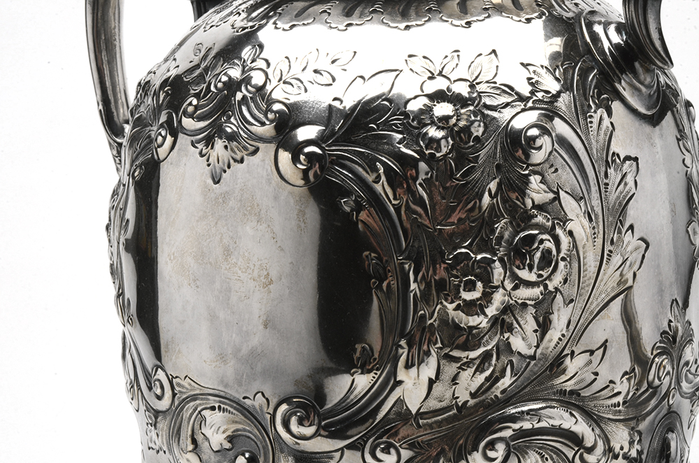 Ornate Silver Plate Beverage Dispenser