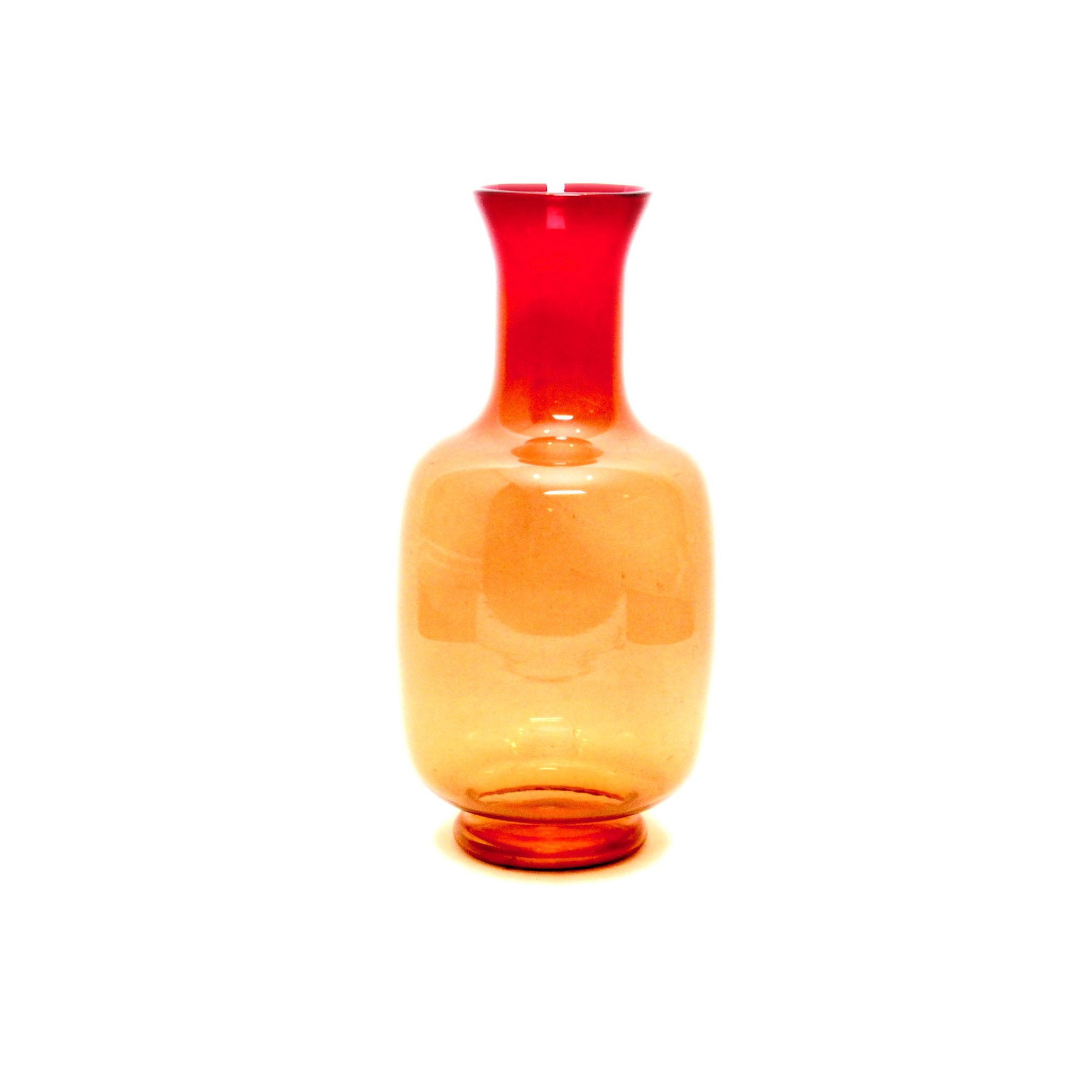 Amberina Glass Vase
