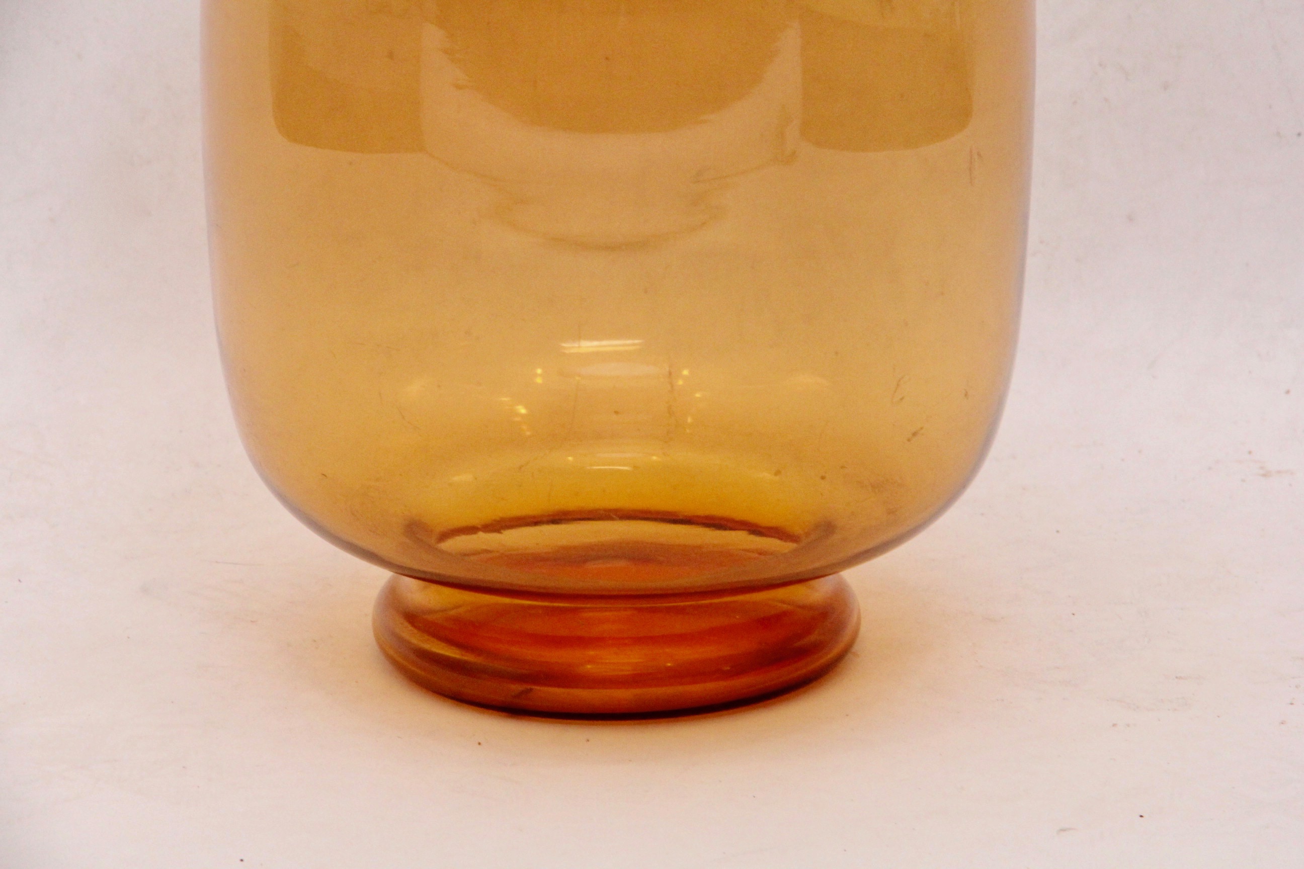 Amberina Glass Vase