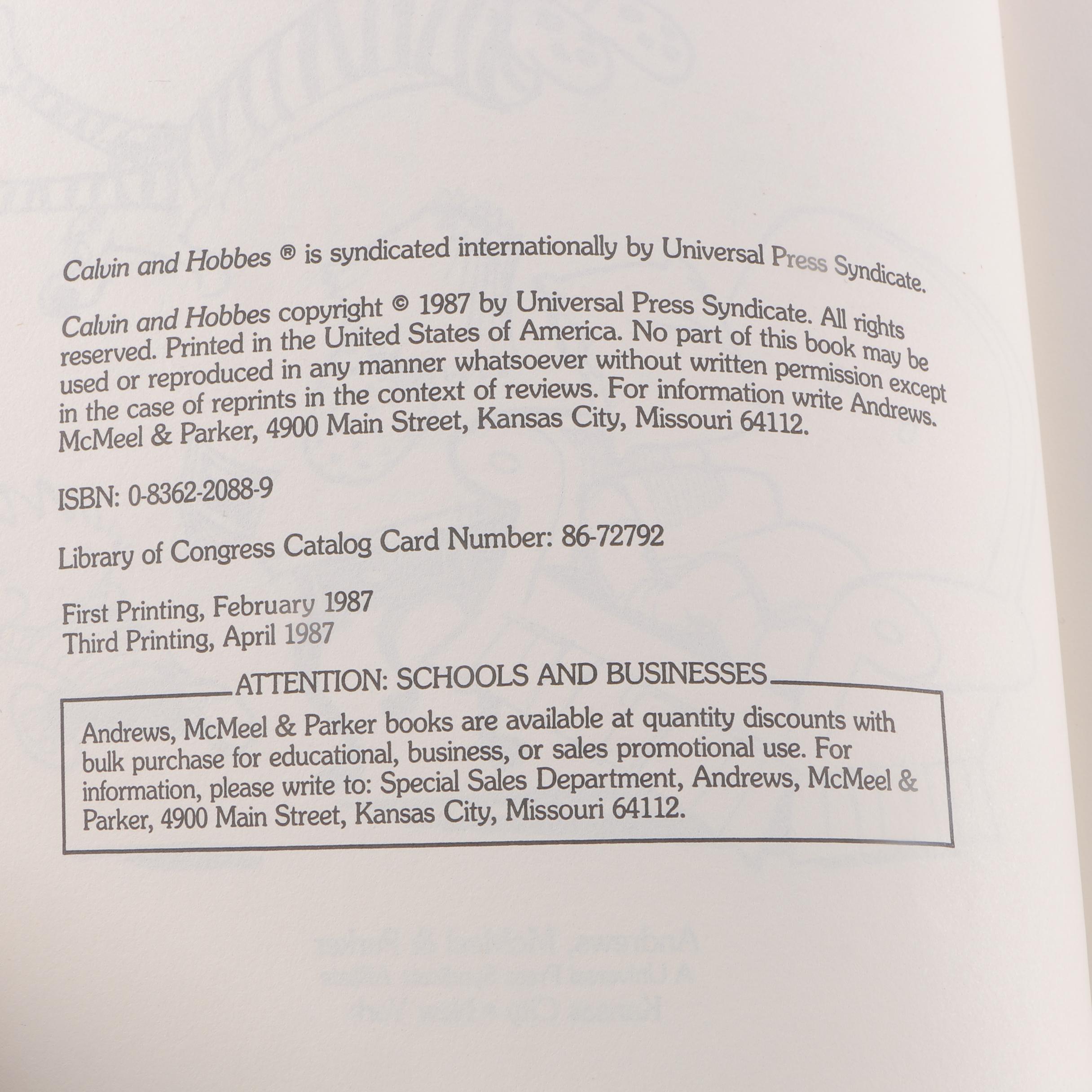 Calvin and Hobbes Books